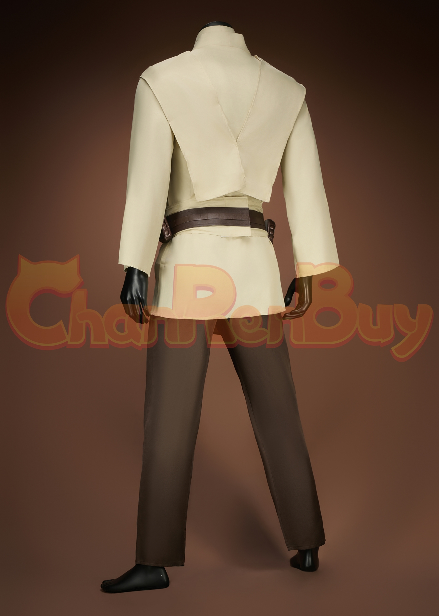 Star Wars: Episode I Qui-Gon jinn Costume The Phantom Menace Suit Cosplay