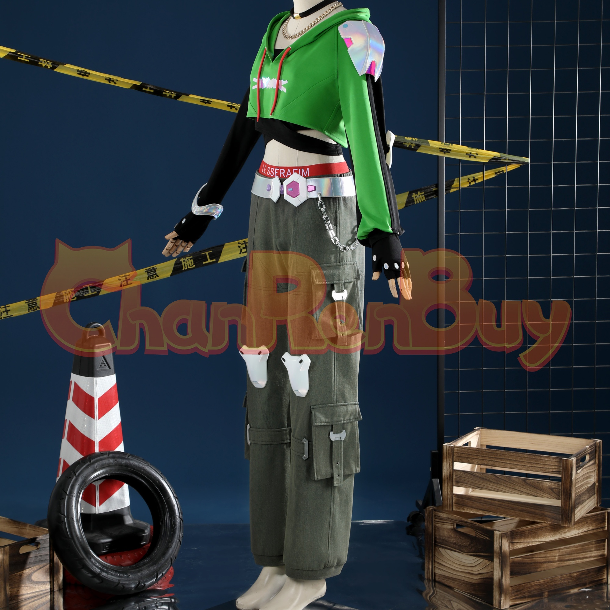 LE SSERAFIM FEARLESS Illari Costume OW2 Suit Cosplay