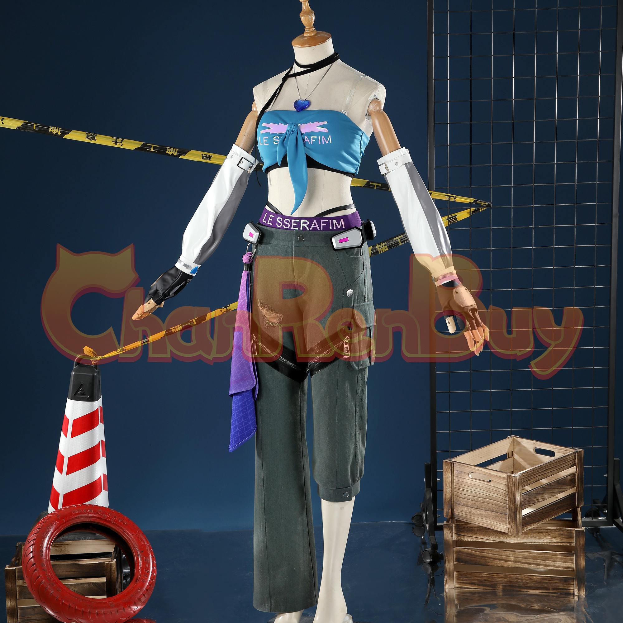 LE SSERAFIM D.Va Skin Costume OW2 Suit Cosplay