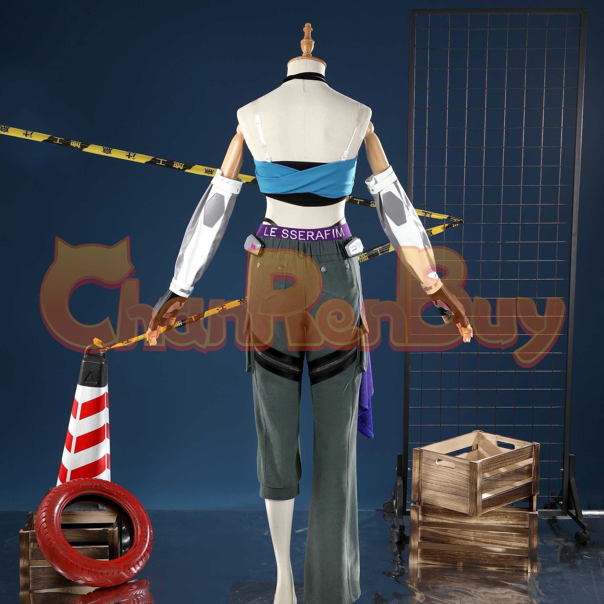 LE SSERAFIM D.Va Skin Costume OW2 Suit Cosplay