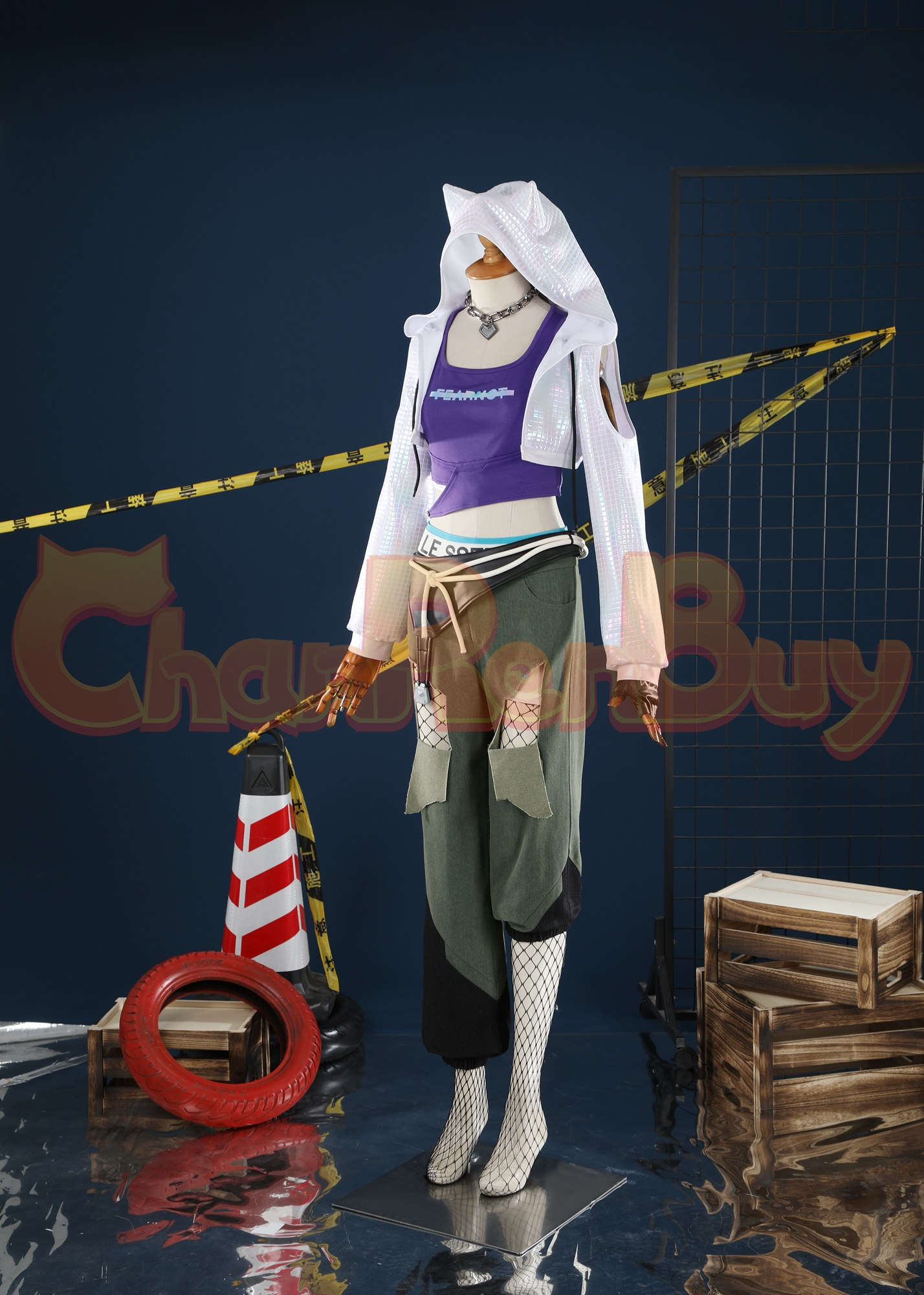 X LE SSERAFIM FEARLESS Ashe Costume OW2 Suit Cosplay