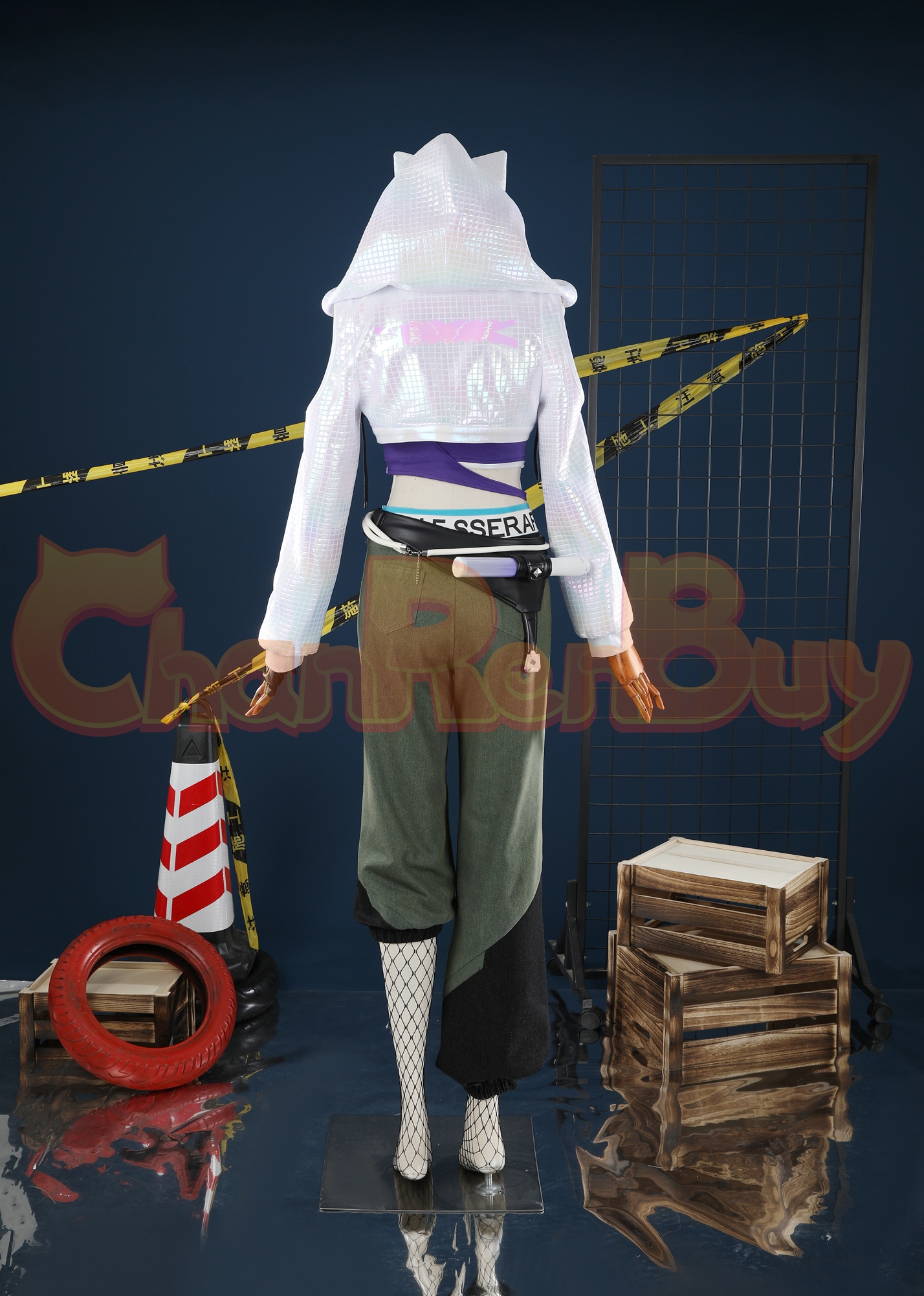 X LE SSERAFIM FEARLESS Ashe Costume OW2 Suit Cosplay