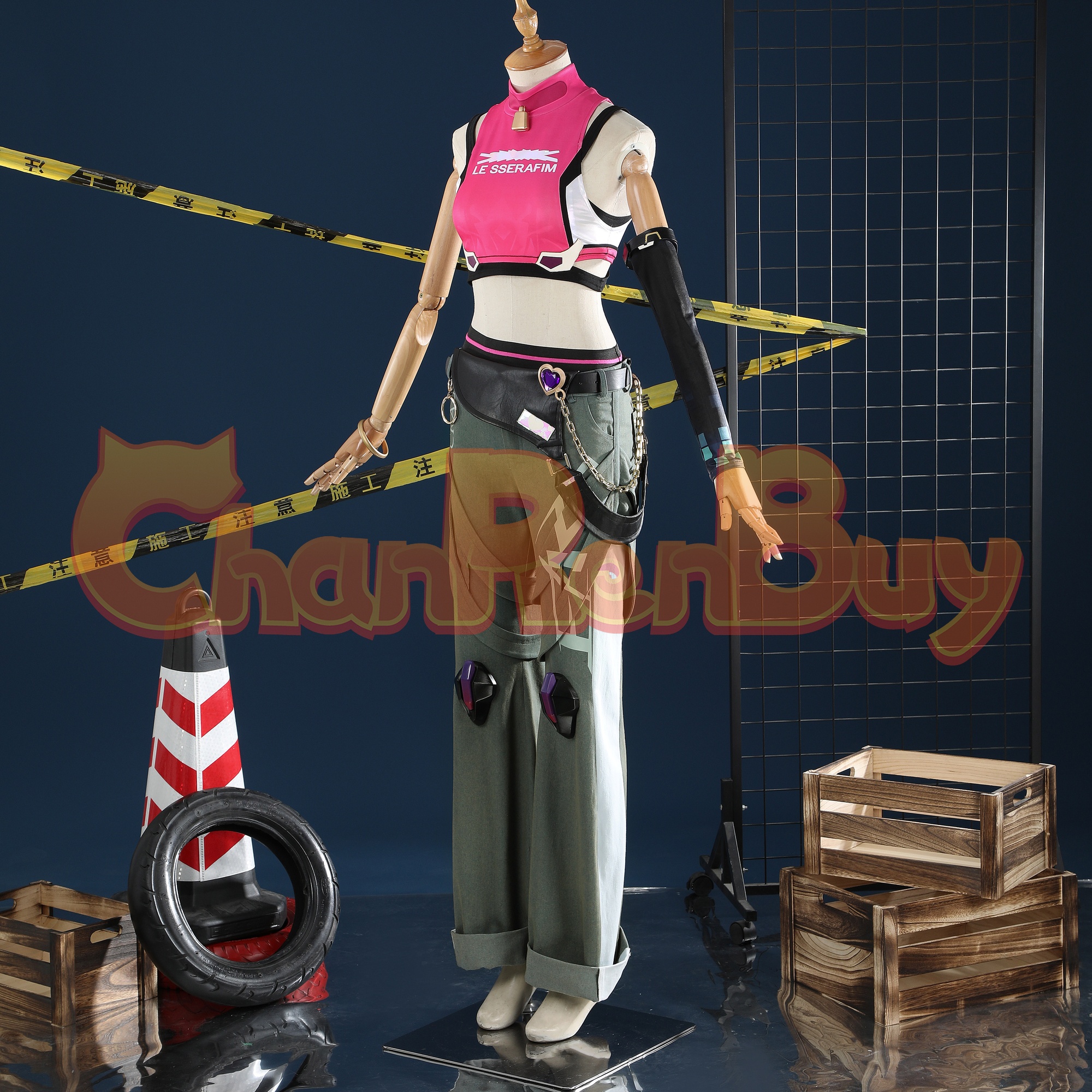 LE SSERAFIM FEARLESS Juno Costume OW2 Suit Cosplay