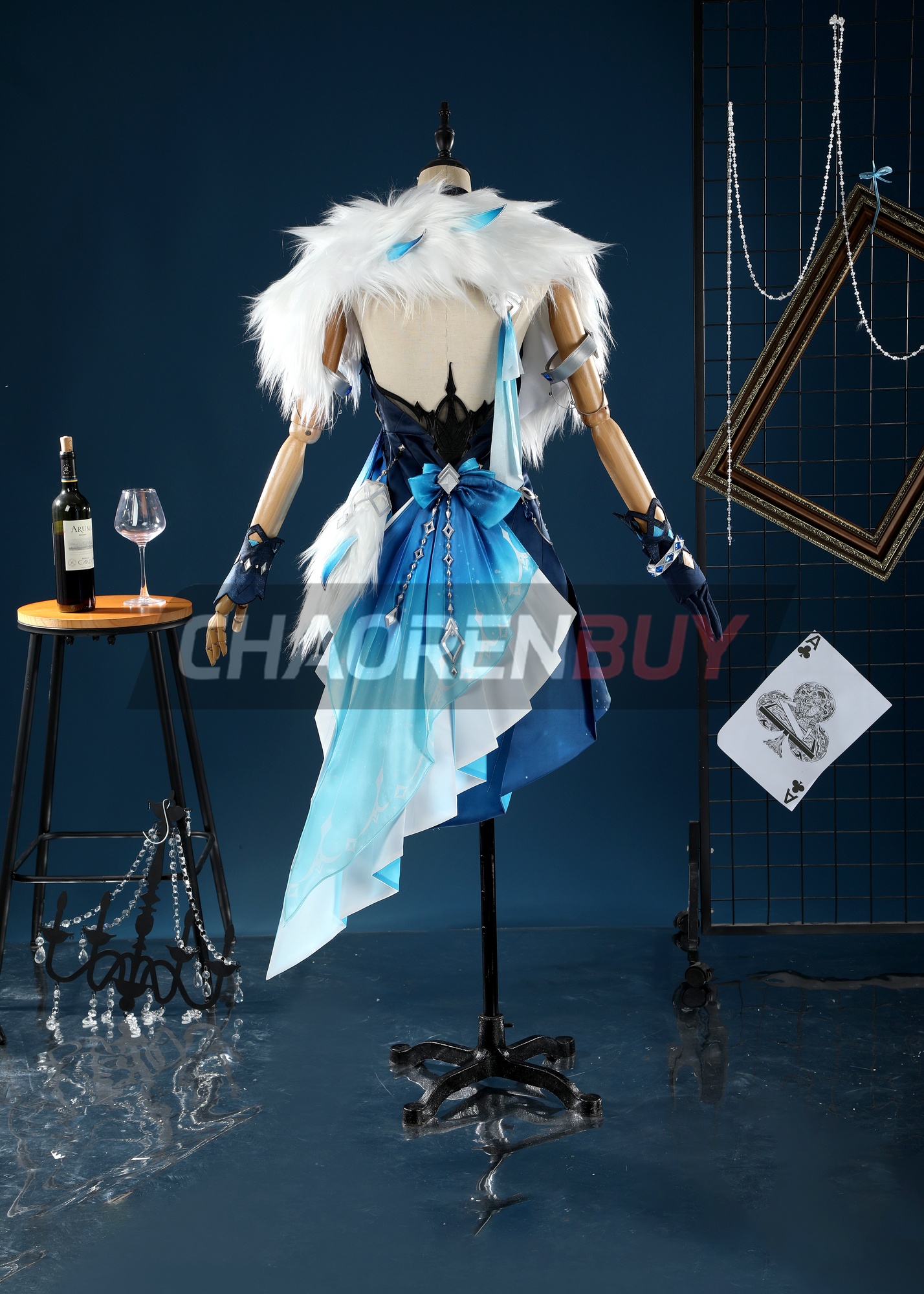 Tranquil Banquet Yelan Costume Genshin Impact Suit Cosplay