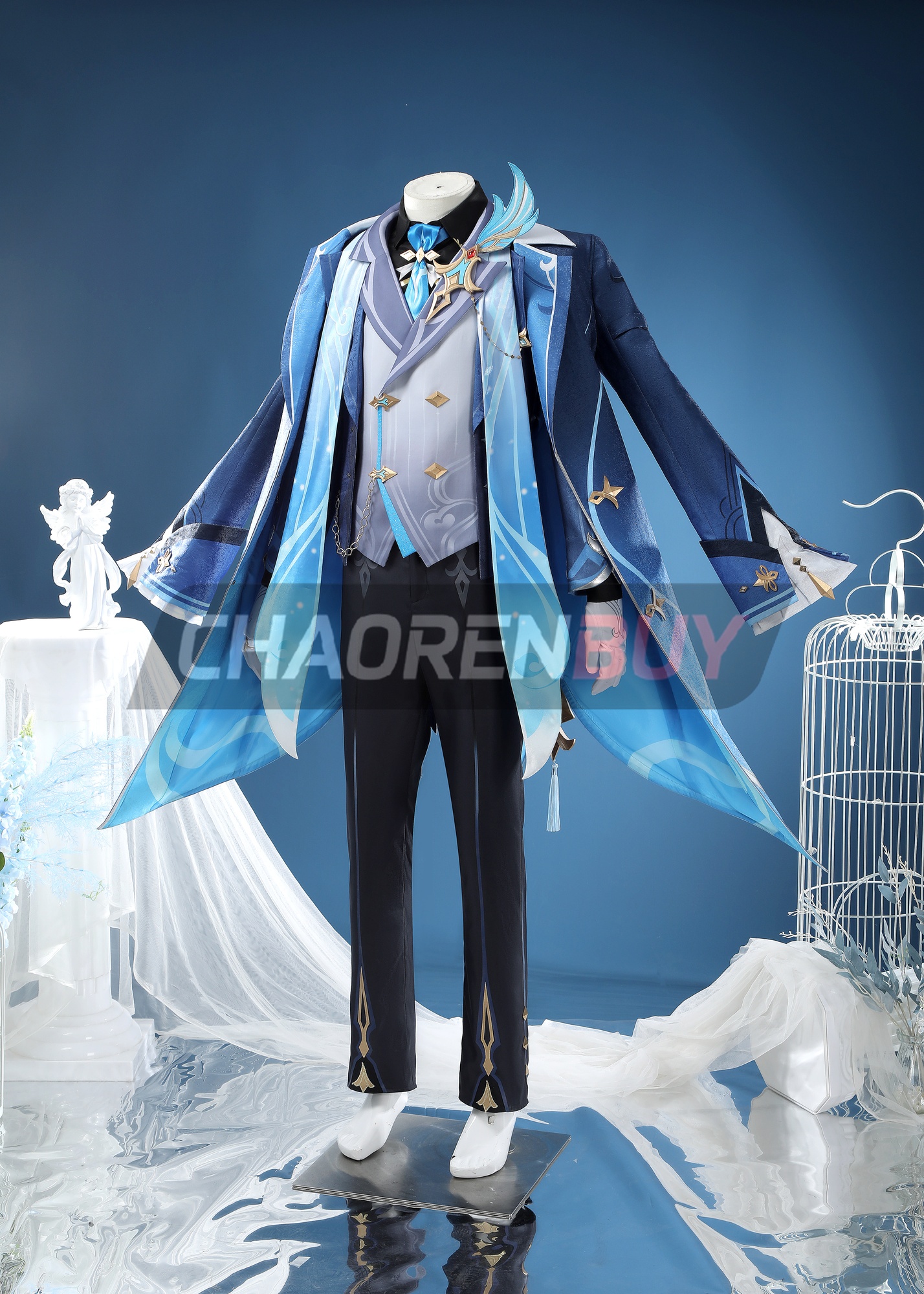 Melusent Gift Neuvillette Costume Genshin Impact Suit Cosplay