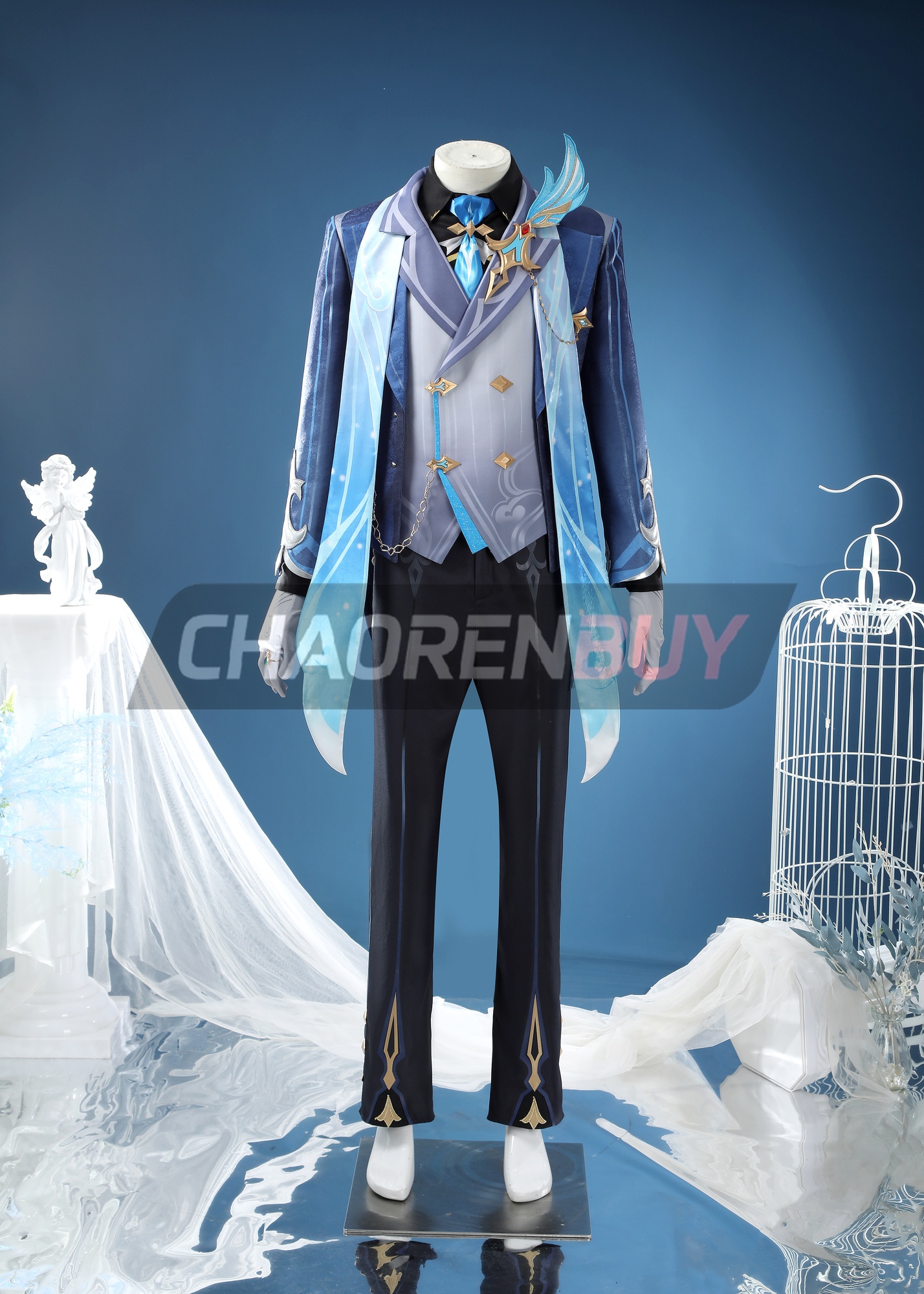 Melusent Gift Neuvillette Costume Genshin Impact Suit Cosplay