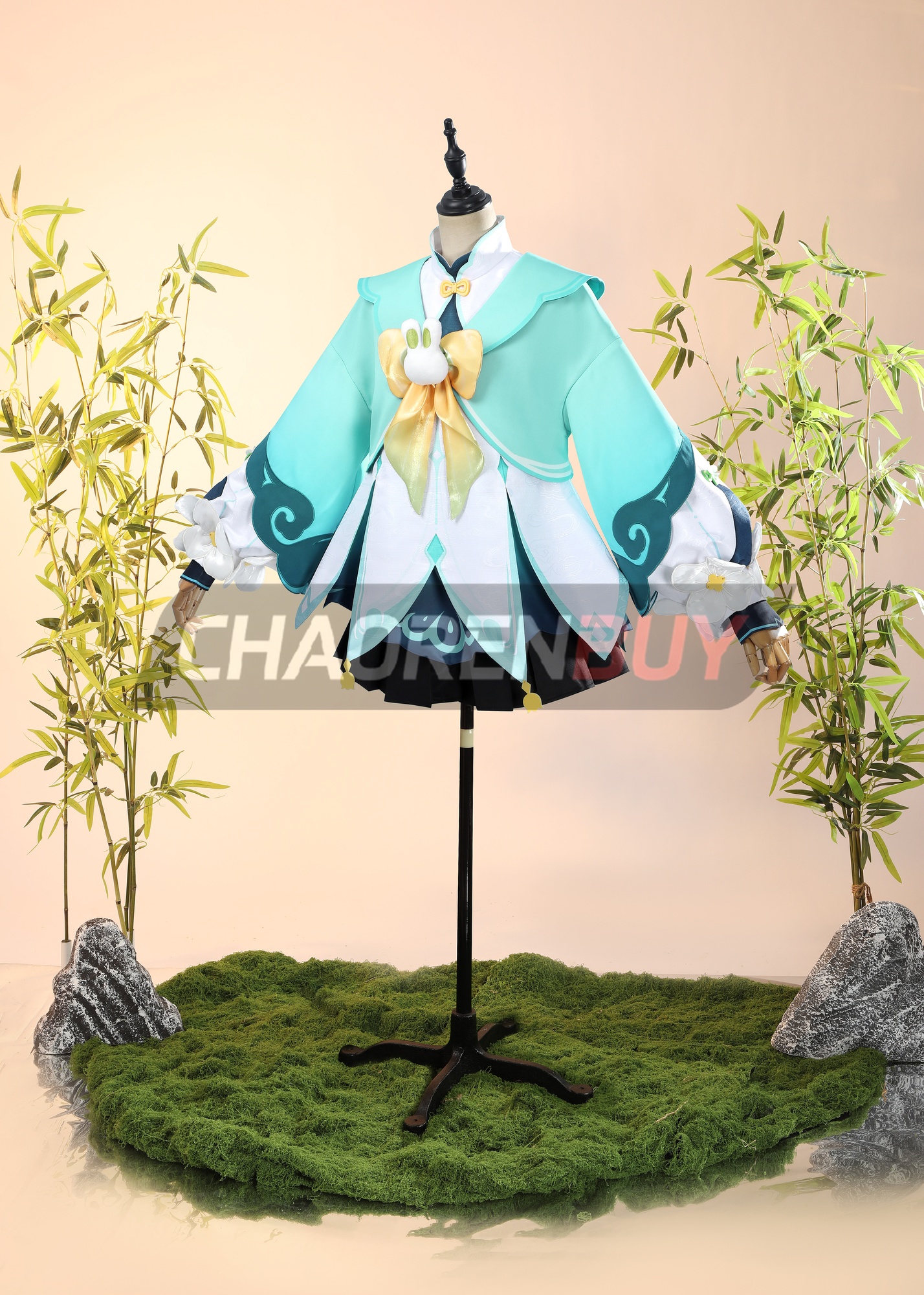 Rainlit Bamboo Reverie Yaoyao Costume Genshin Impact Suit Cosplay