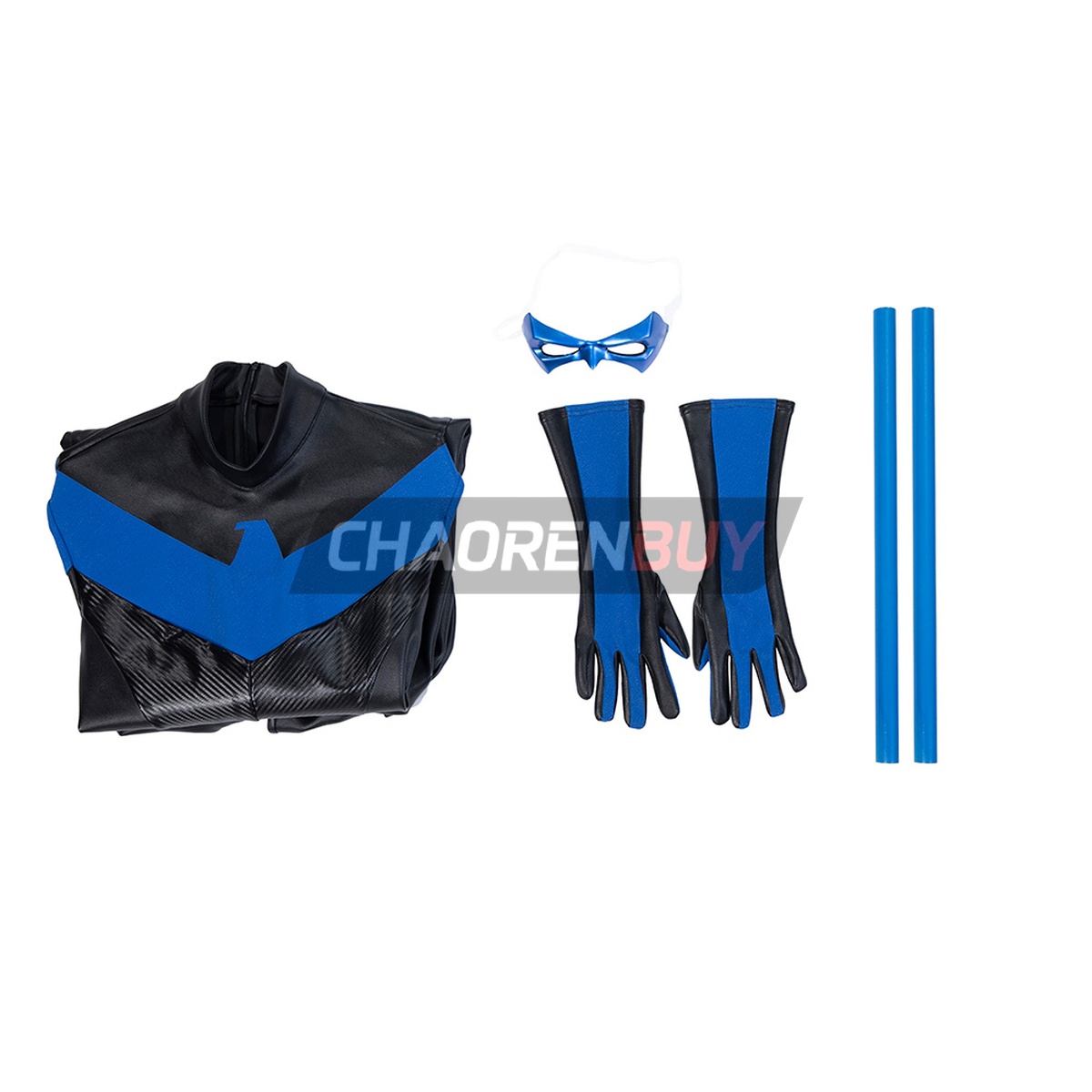 Nightwing Costume Suit Dick Grayson Cosplay Ver.2