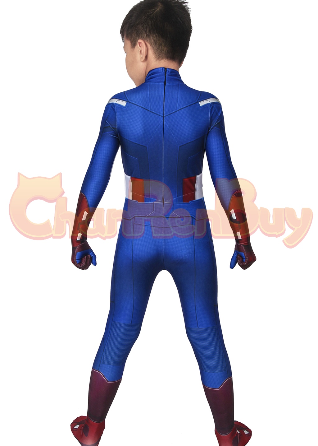 Captain America Costume The Avengers Steve Rogers Bodysuit Cosplay for Kids