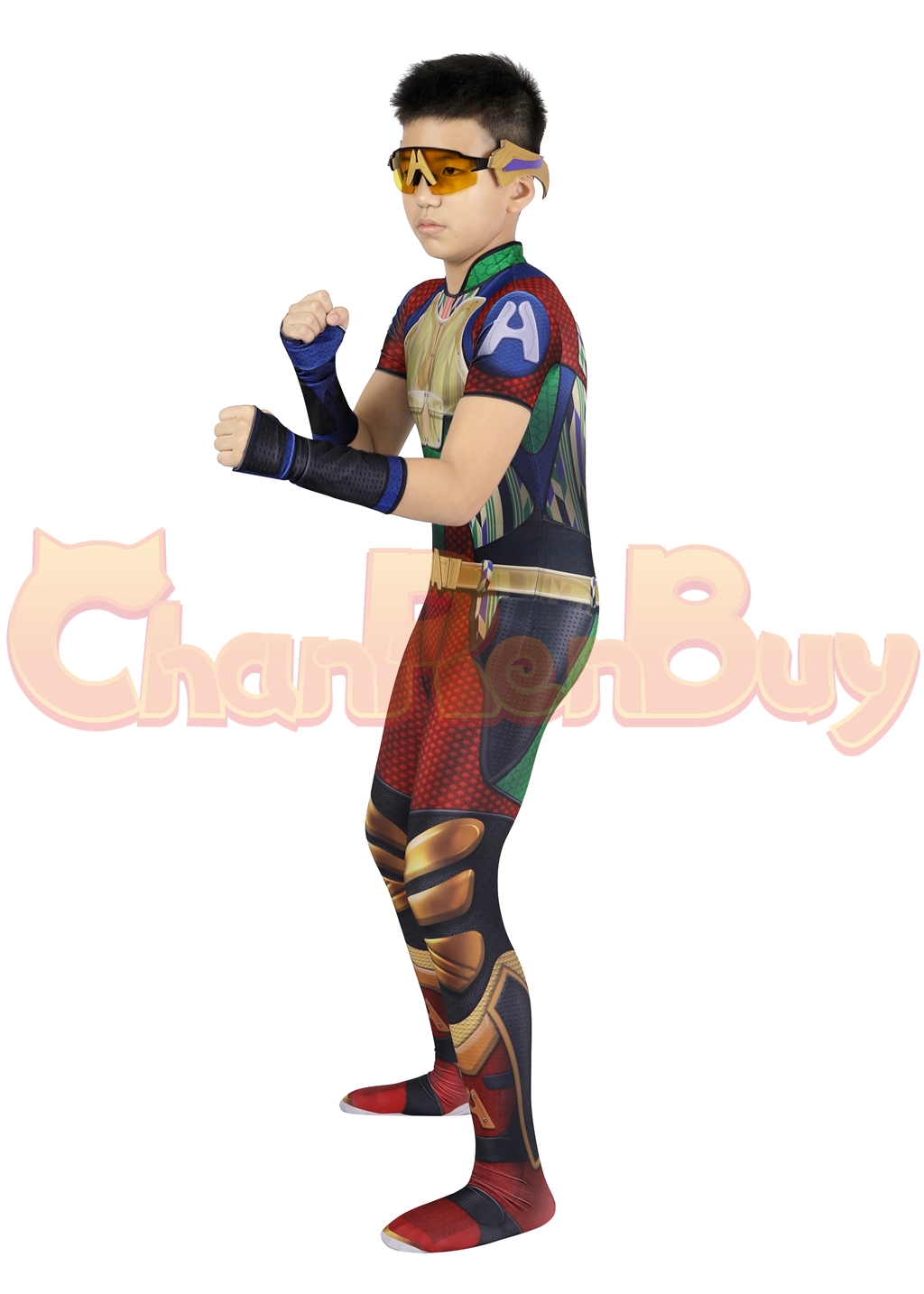 A-train Costume Bodysuit The Boys Cosplay for Kids