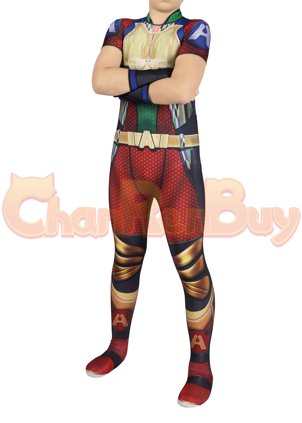 A-train Costume Bodysuit The Boys Cosplay for Kids