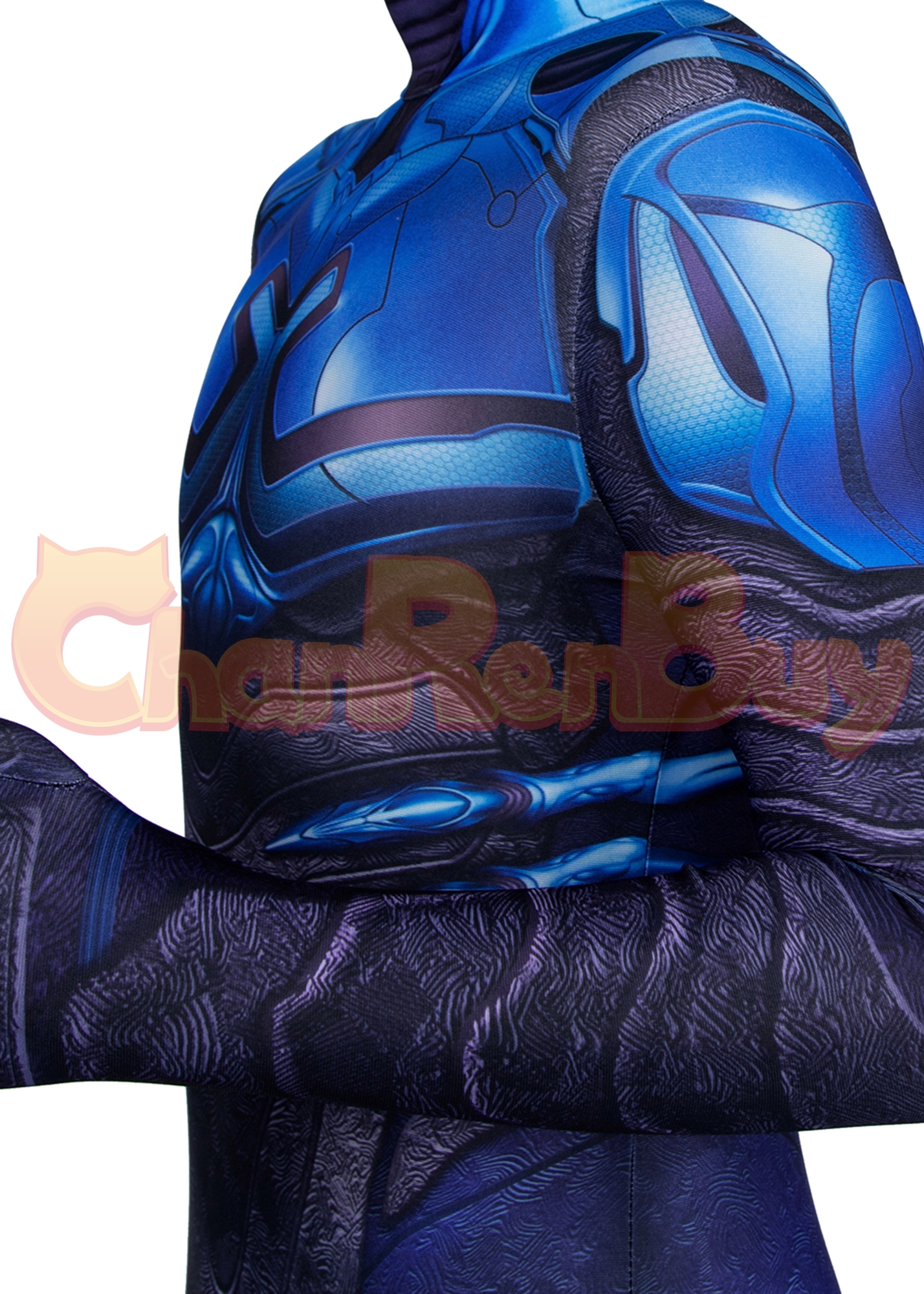 Blue Beetle Costume Jaime Reyes Bodysuit Cosplay for Kids