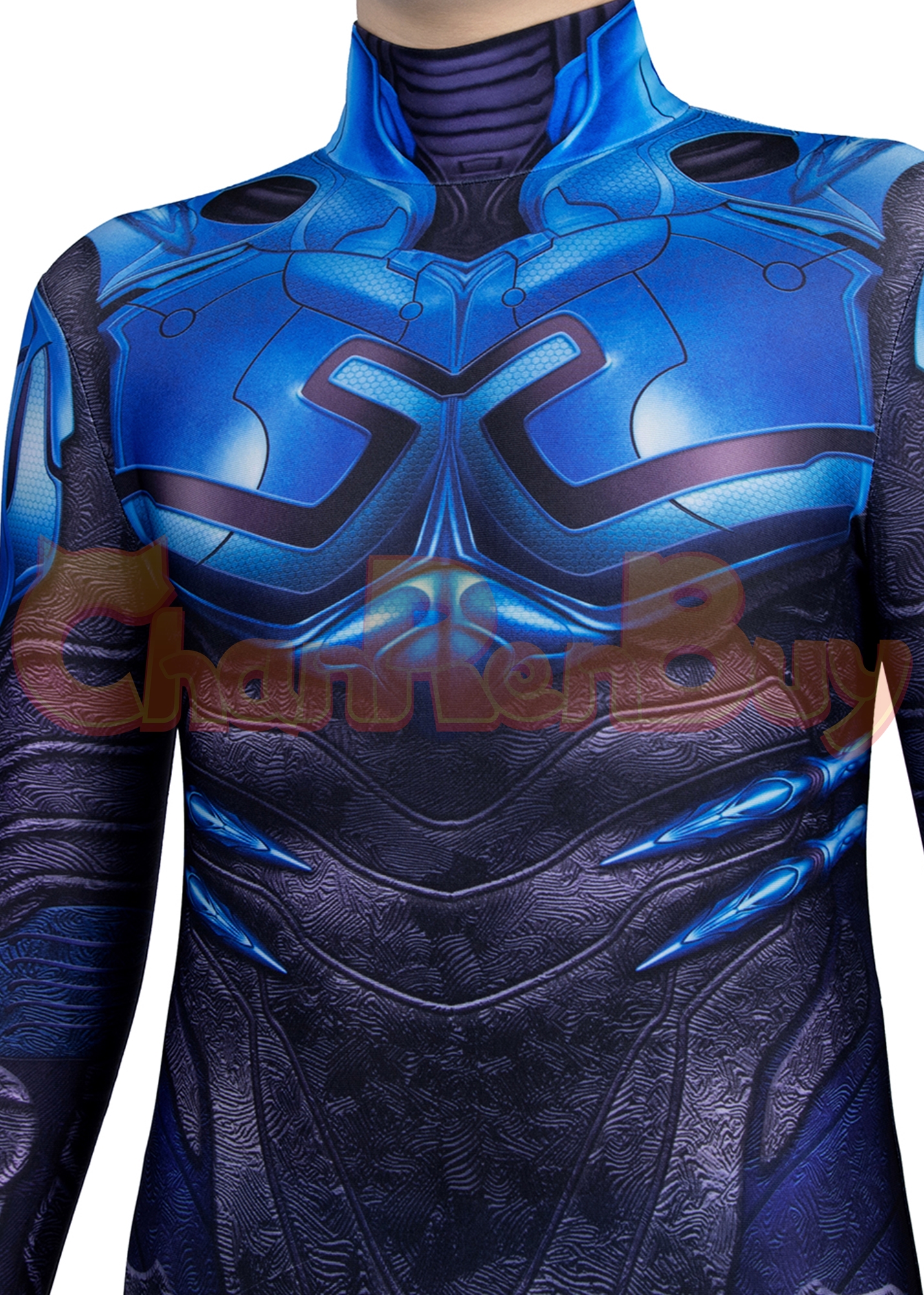 Blue Beetle Costume Jaime Reyes Bodysuit Cosplay for Kids