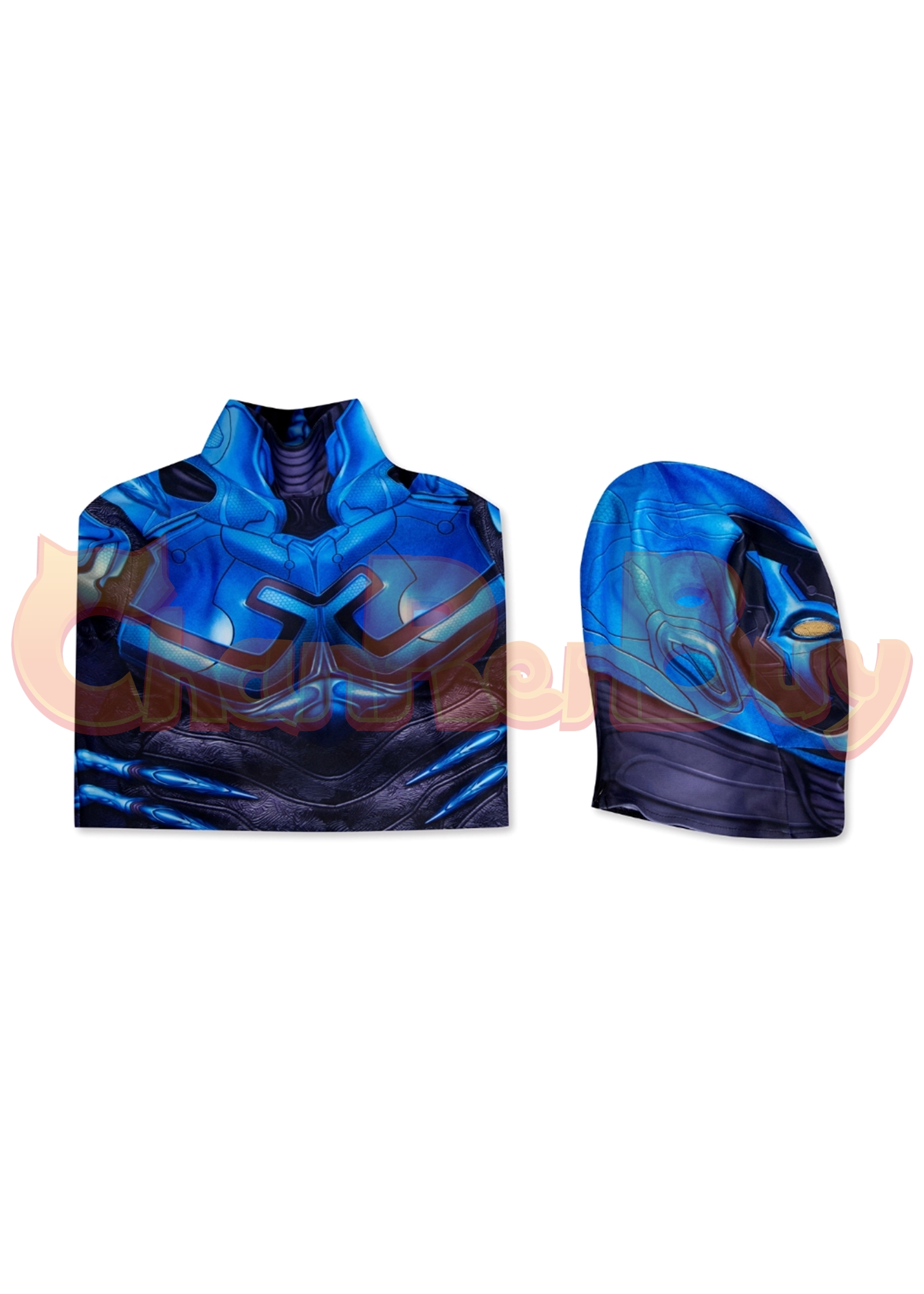 Blue Beetle Costume Jaime Reyes Bodysuit Cosplay for Kids