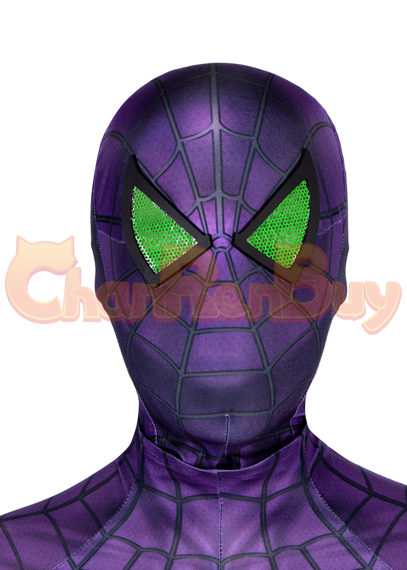 Miles Morales Purple Reign Suit Costume  Marvel's Spider-Man Bodysuit Cosplay for Kids