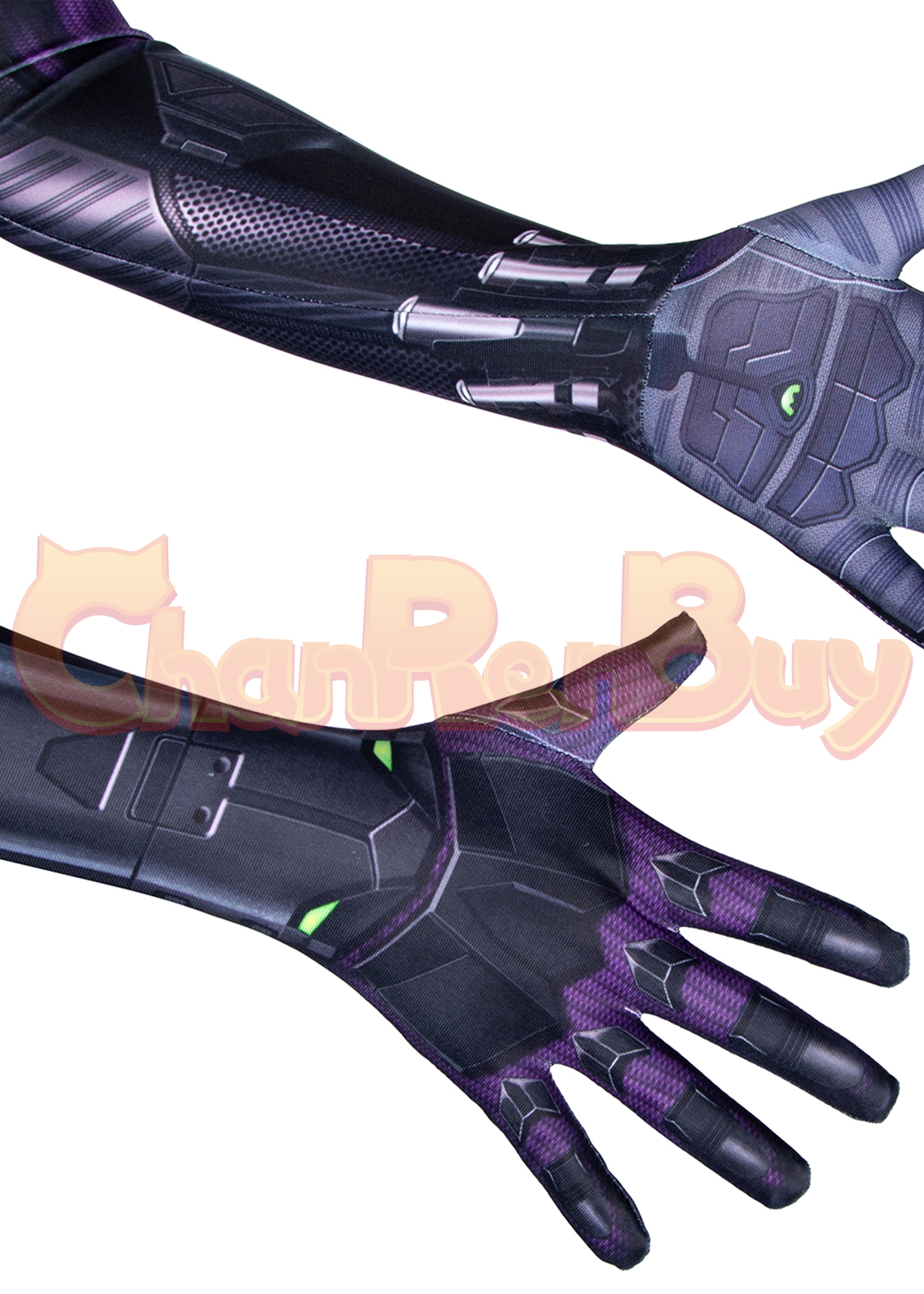 Miles Morales Purple Reign Suit Costume  Marvel's Spider-Man Bodysuit Cosplay for Kids