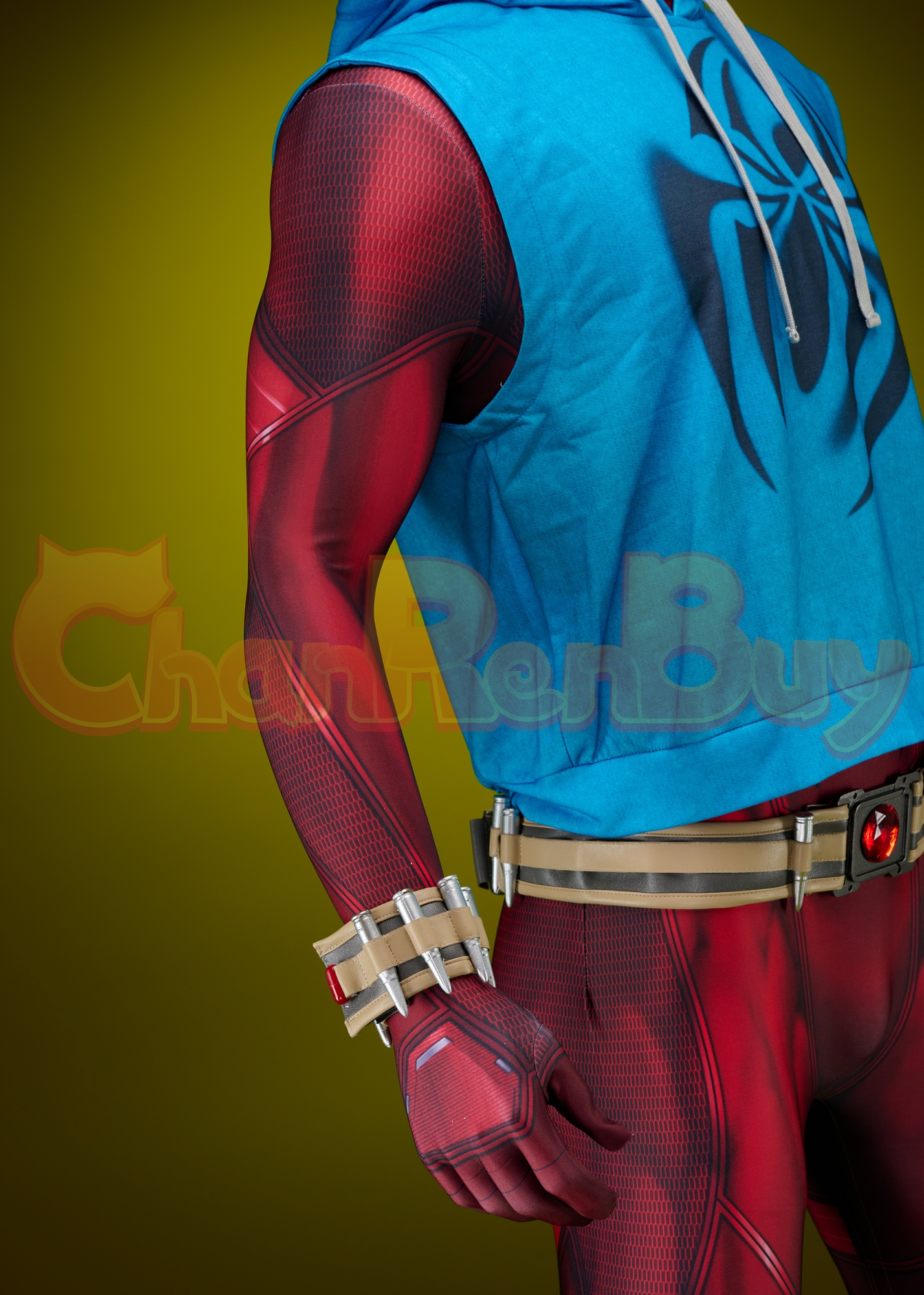 Scarlet Spider Ben Reilly Costume Bodysuit Spider-Man: Across The Spider-Verse Cosplay