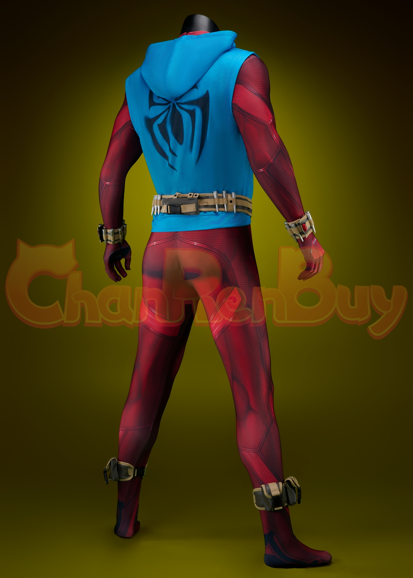 Scarlet Spider Ben Reilly Costume Bodysuit Spider-Man: Across The Spider-Verse Cosplay