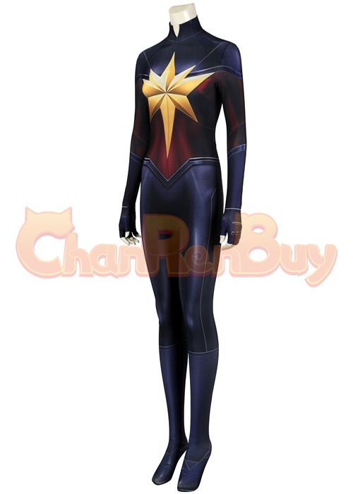 Captain Marvel Carol Danvers Bodysuit Costume The Marvels Suit Cosplay