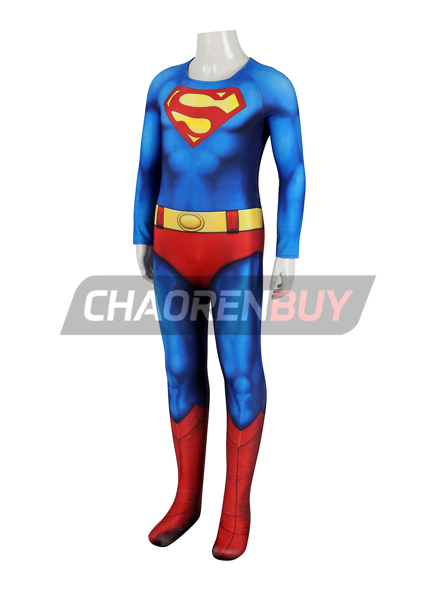 Superhero Man Costume Bodysuit Cosplay for Kids 1978 Film Ver