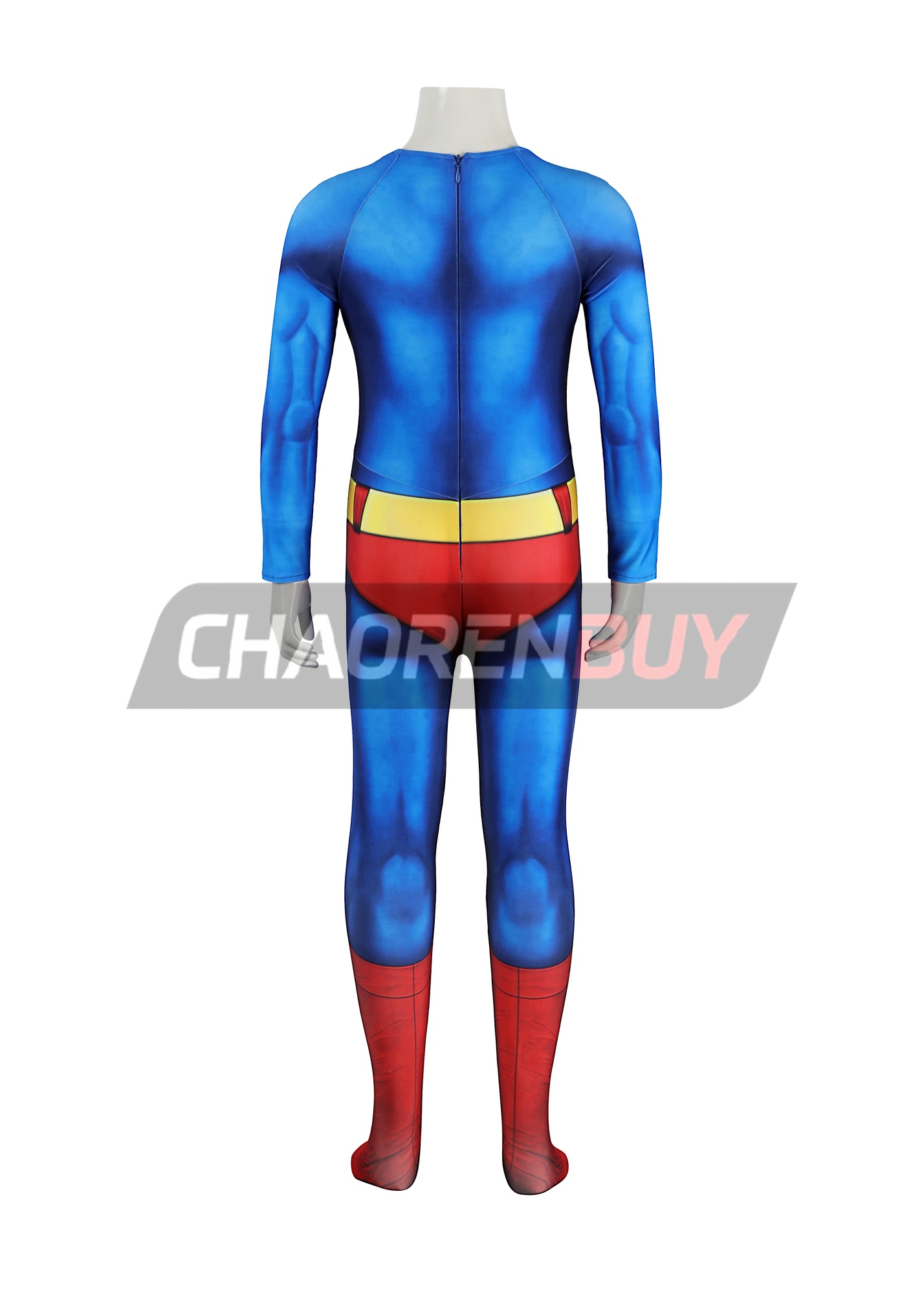 Superhero Man Costume Bodysuit Cosplay for Kids 1978 Film Ver