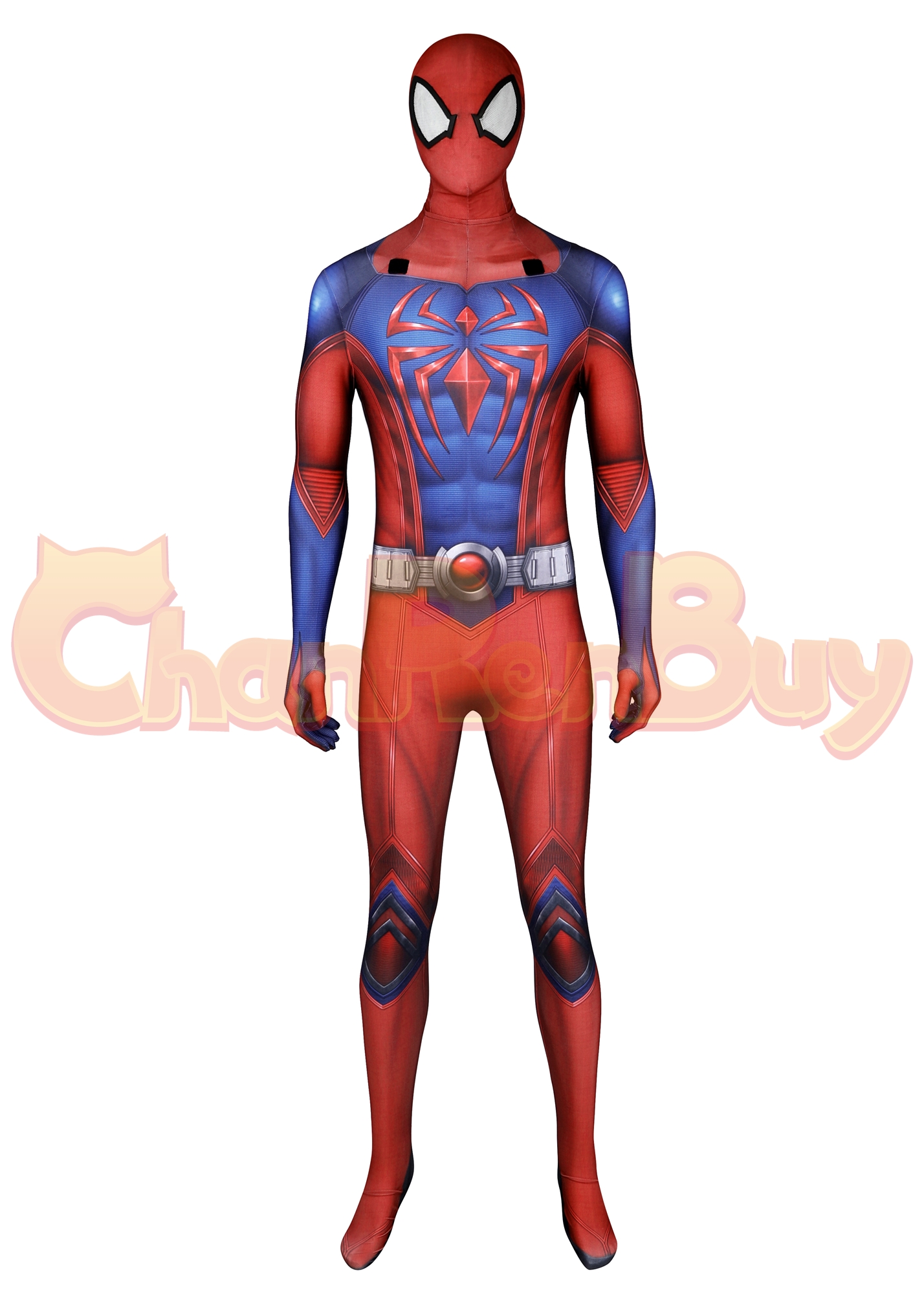 Peter Parker Scarlet III Suit Bodysuit Marvel's Spider-Man 2 Costume Cosplay