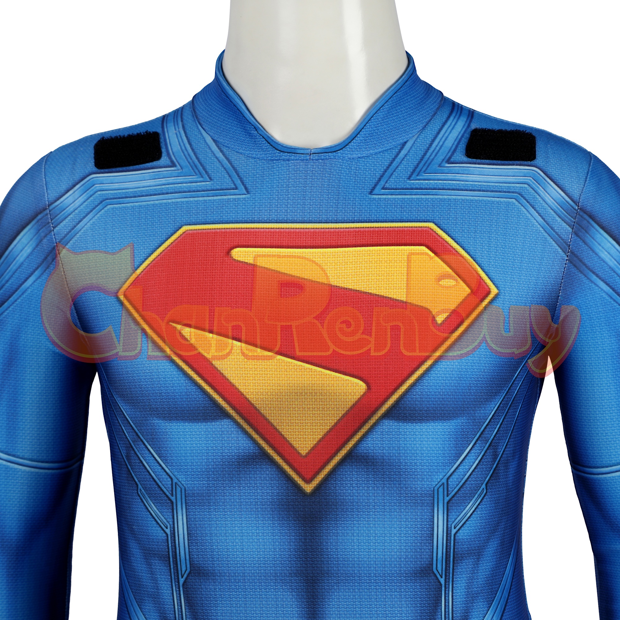 Superhero Man Costume Clark Kent Bodysuit Cosplay for Kids