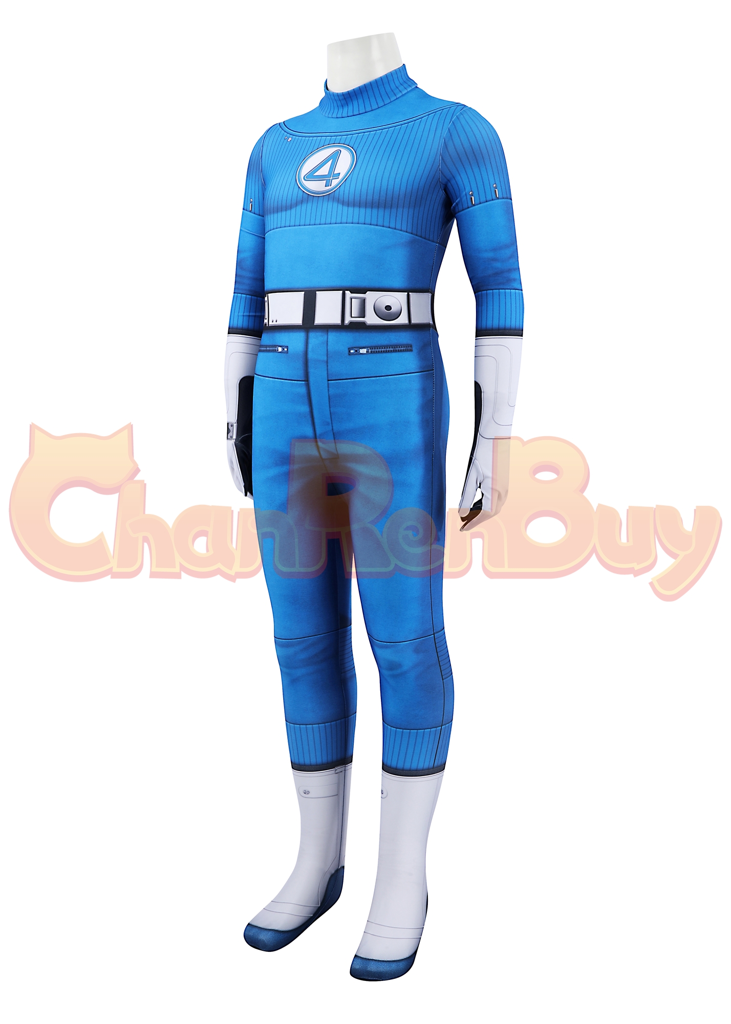 Mr. Fantastic Costume The Fantastic Four: First Steps Bodysuit Cosplay for Kids