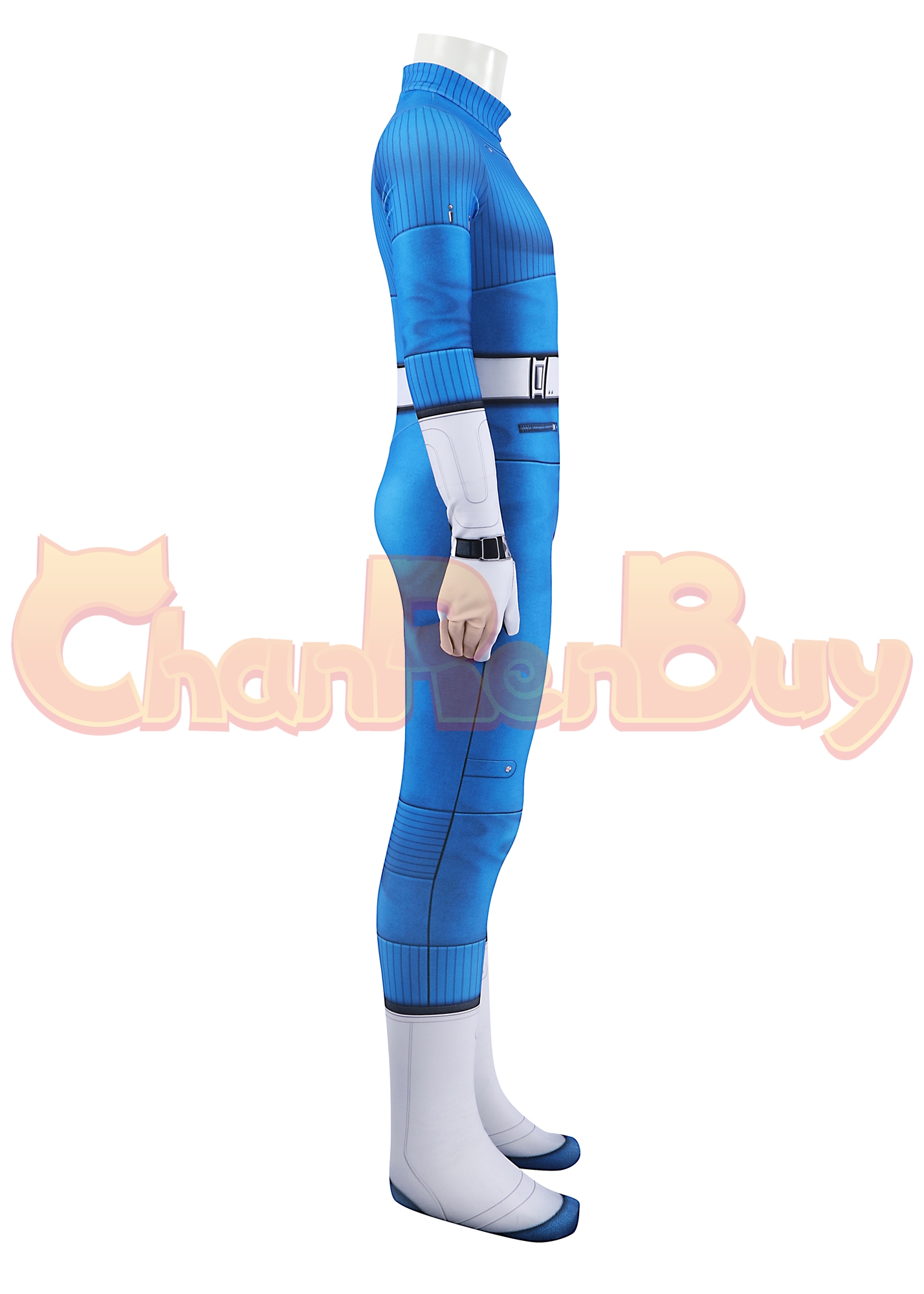 Mr. Fantastic Costume The Fantastic Four: First Steps Bodysuit Cosplay for Kids