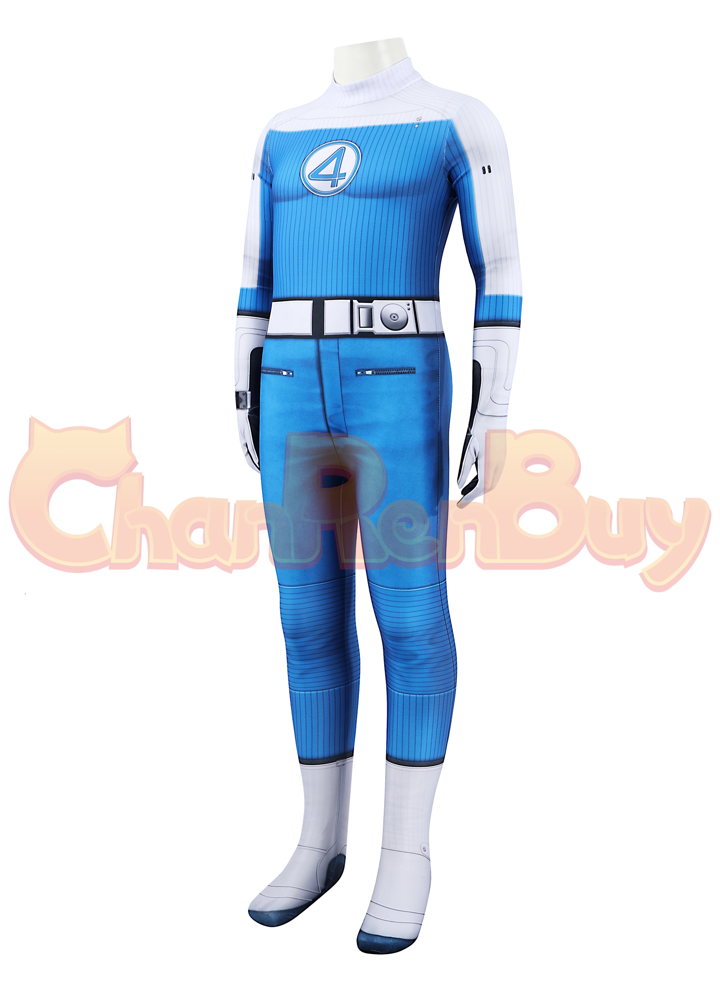 Human Torch Costume The Fantastic Four: First Steps Johnny Storm Bodysuit Cosplay for Kids