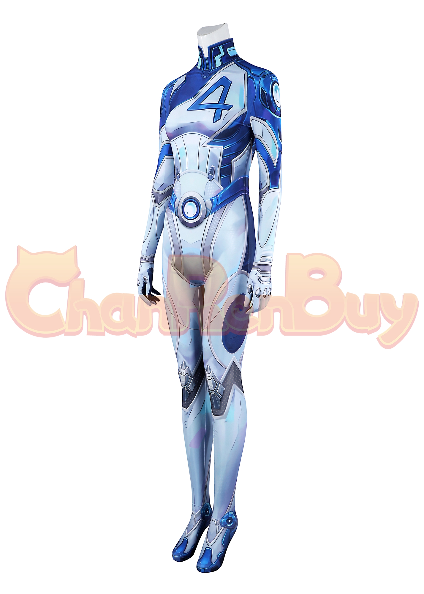 Invisible Woman Costume Marvel Rivals Bodysuit Cosplay