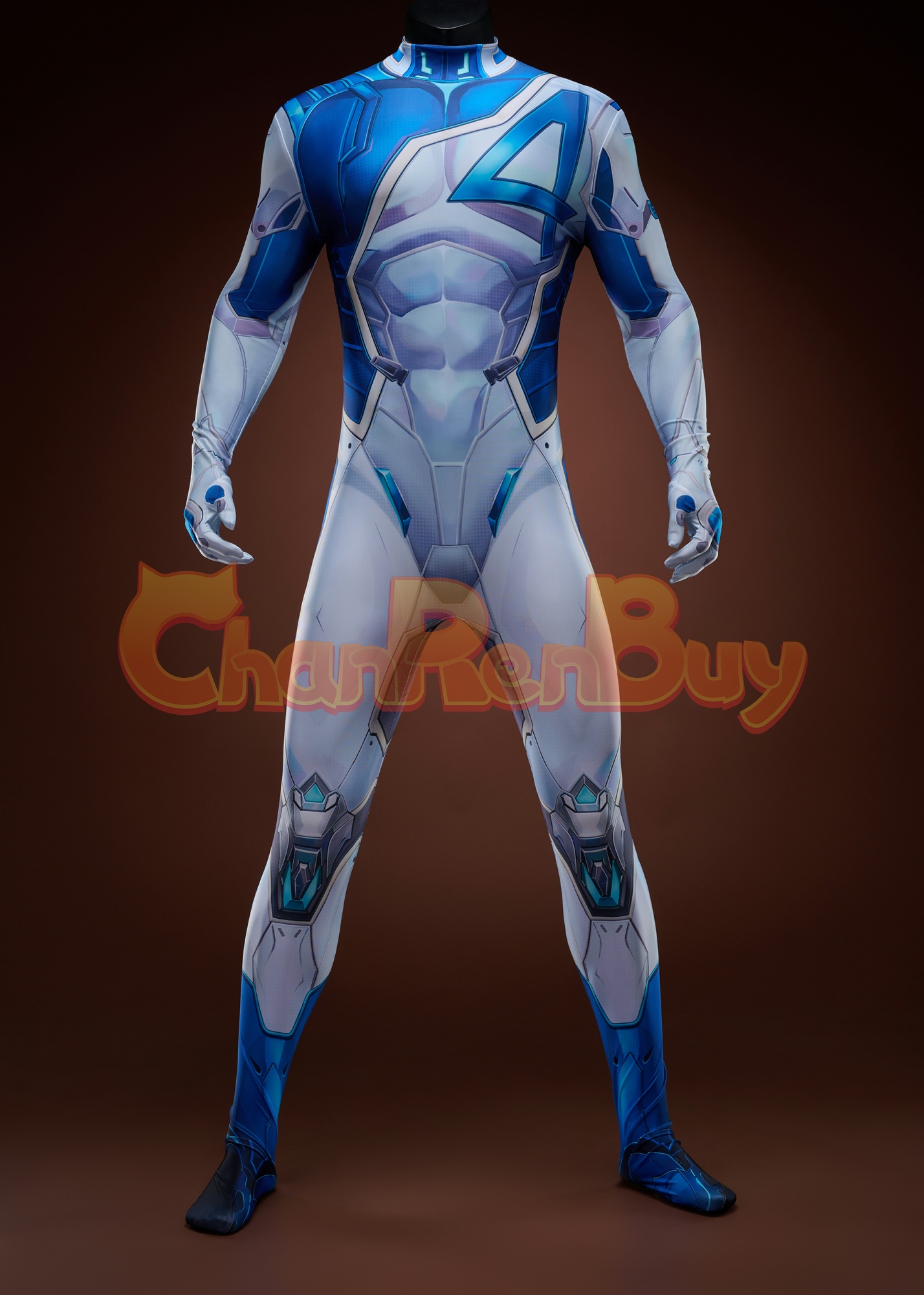 Mr. Fantastic Costume Marvel Rivals Cosplay Bodysuit