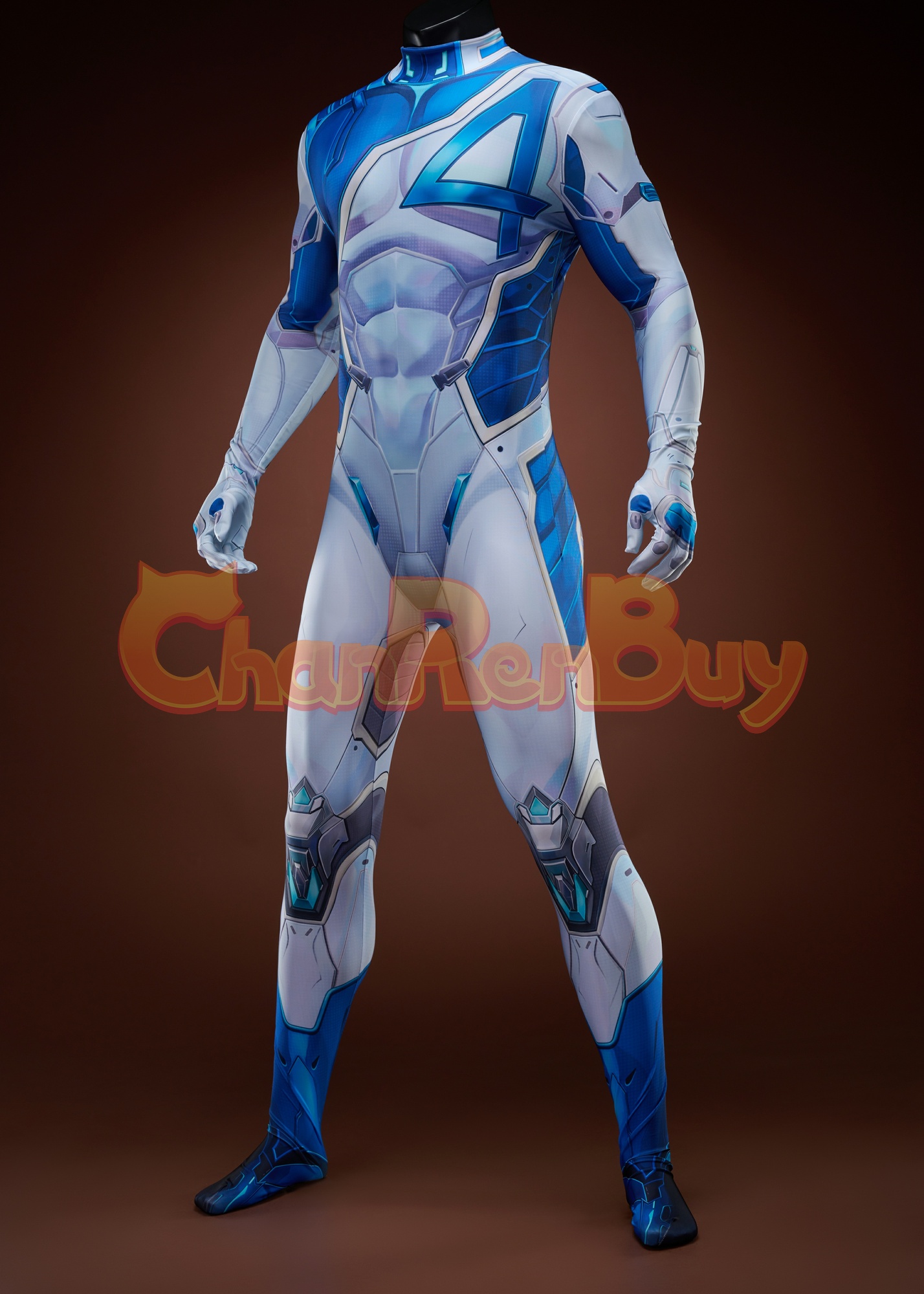 Mr. Fantastic Costume Marvel Rivals Cosplay Bodysuit