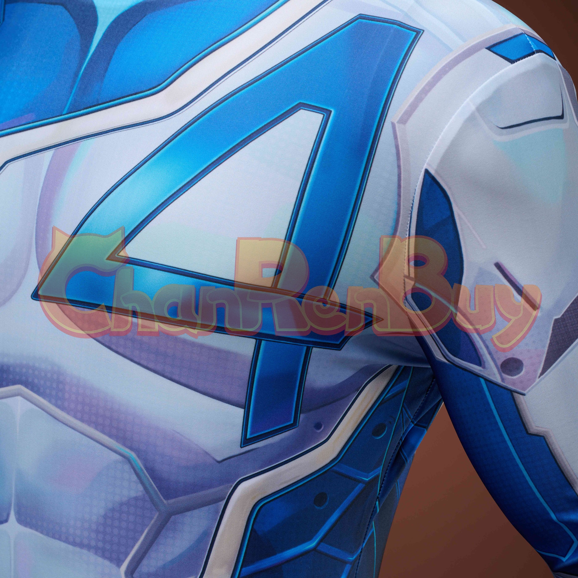 Mr. Fantastic Costume Marvel Rivals Cosplay Bodysuit