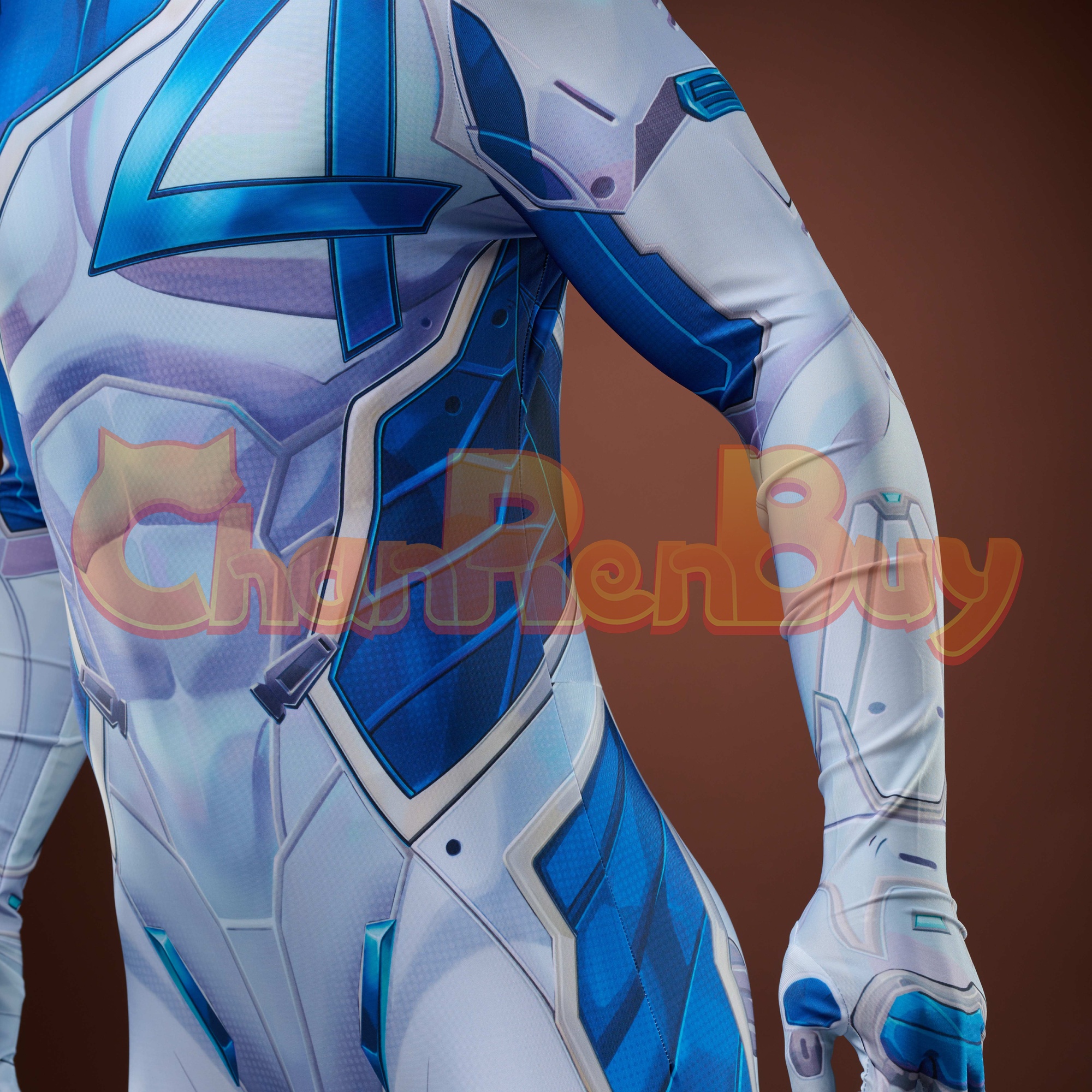 Mr. Fantastic Costume Marvel Rivals Cosplay Bodysuit