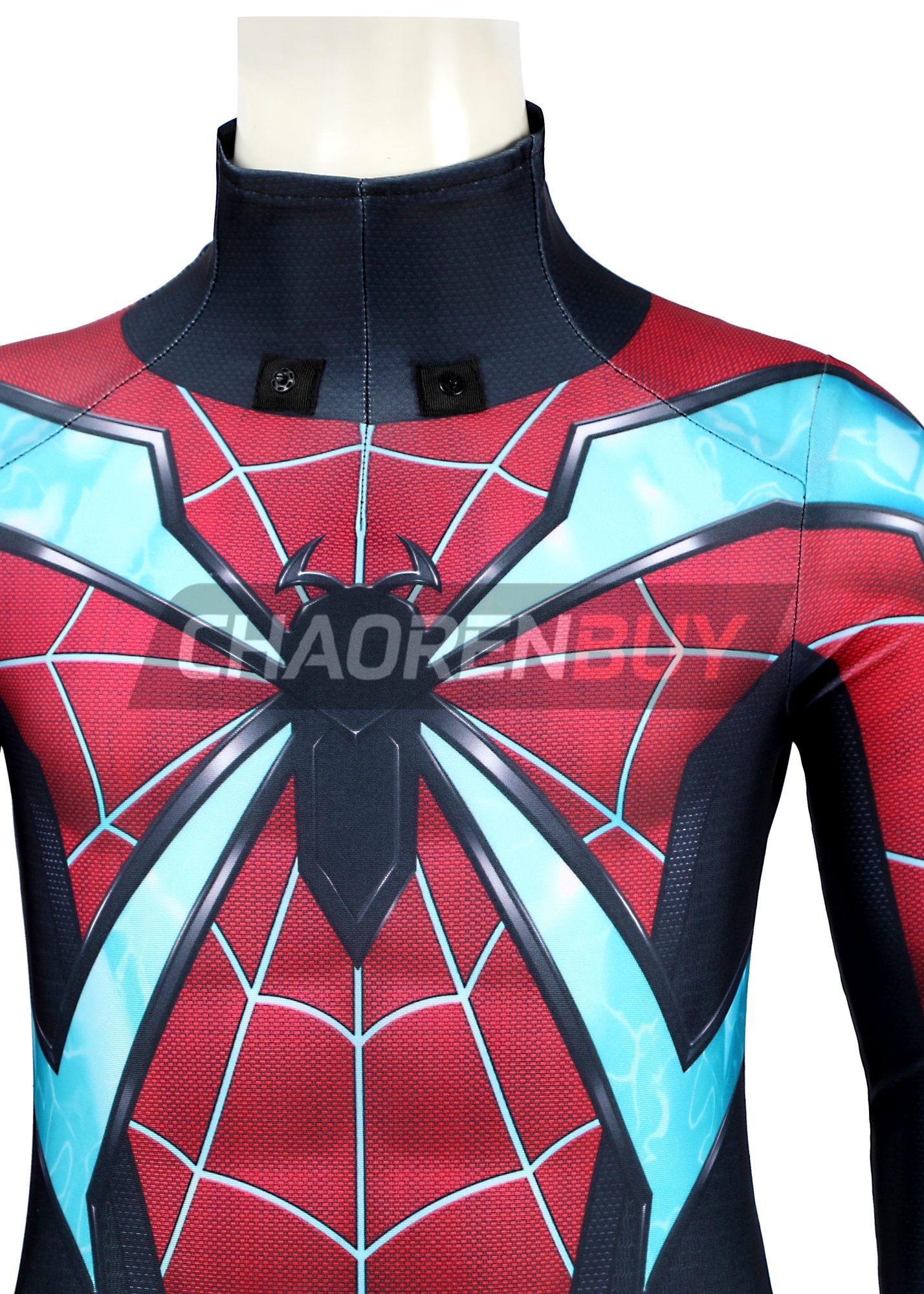Miles Morales Evolved Suit Costume Bodysuit Marvel's Spider-Man 2 Cosplay for Kids