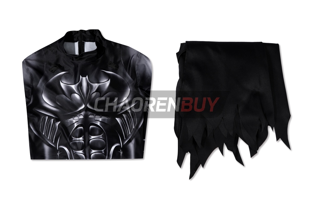 Bruce Wayne Costume Superhero Bat Style Man Bodysuit Cosplay