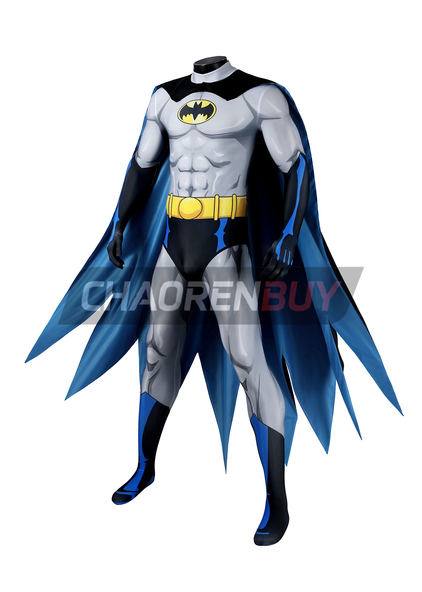 Superhero Bat Style Man Costume Bodysuit Cosplay TV Series Season 1 Ver