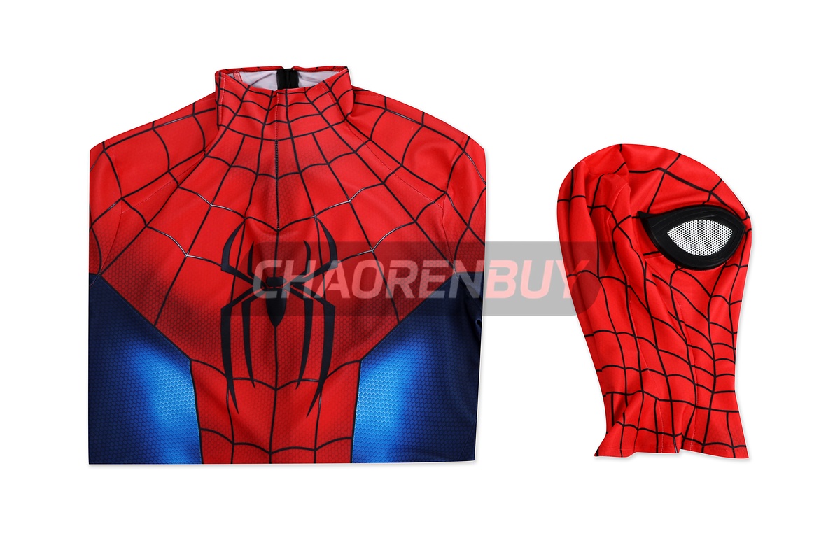 Peter Parker Costume Spider-Man 4 Brand New Day  Cosplay Bodysuit
