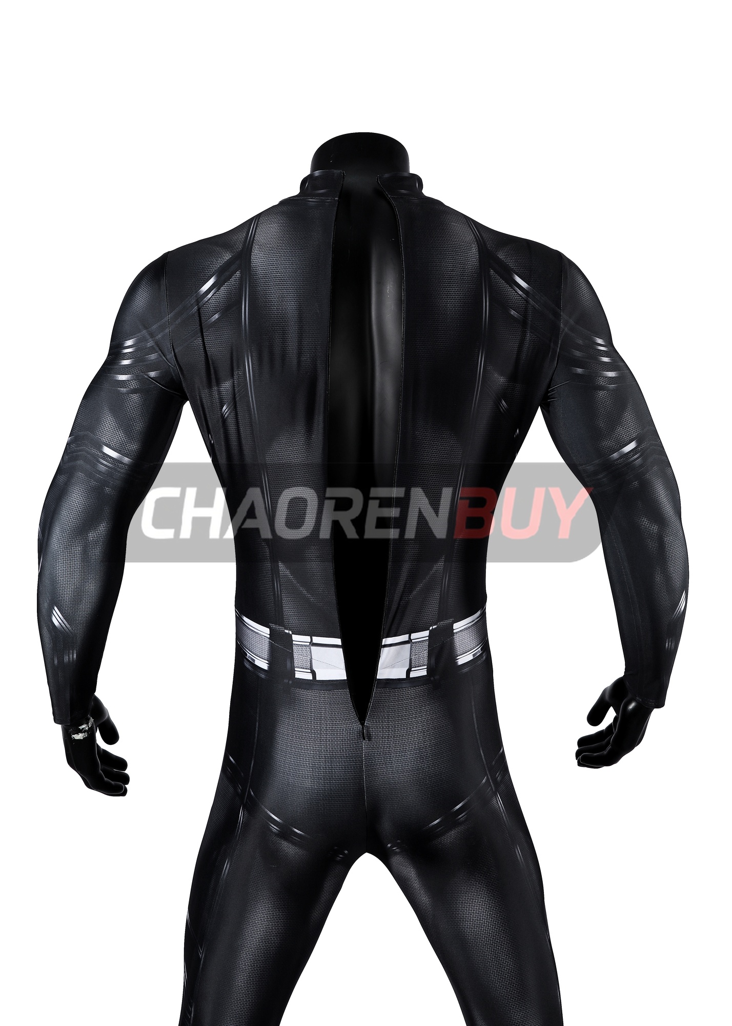 Superhero Man Costume Bodysuit Cosplay Black Version