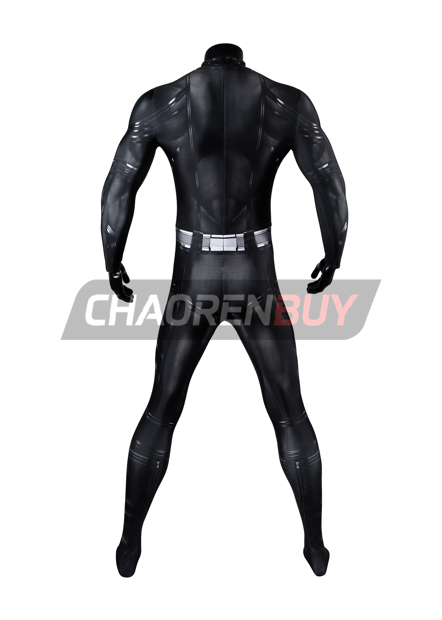 Superhero Man Costume Bodysuit Cosplay Black Version