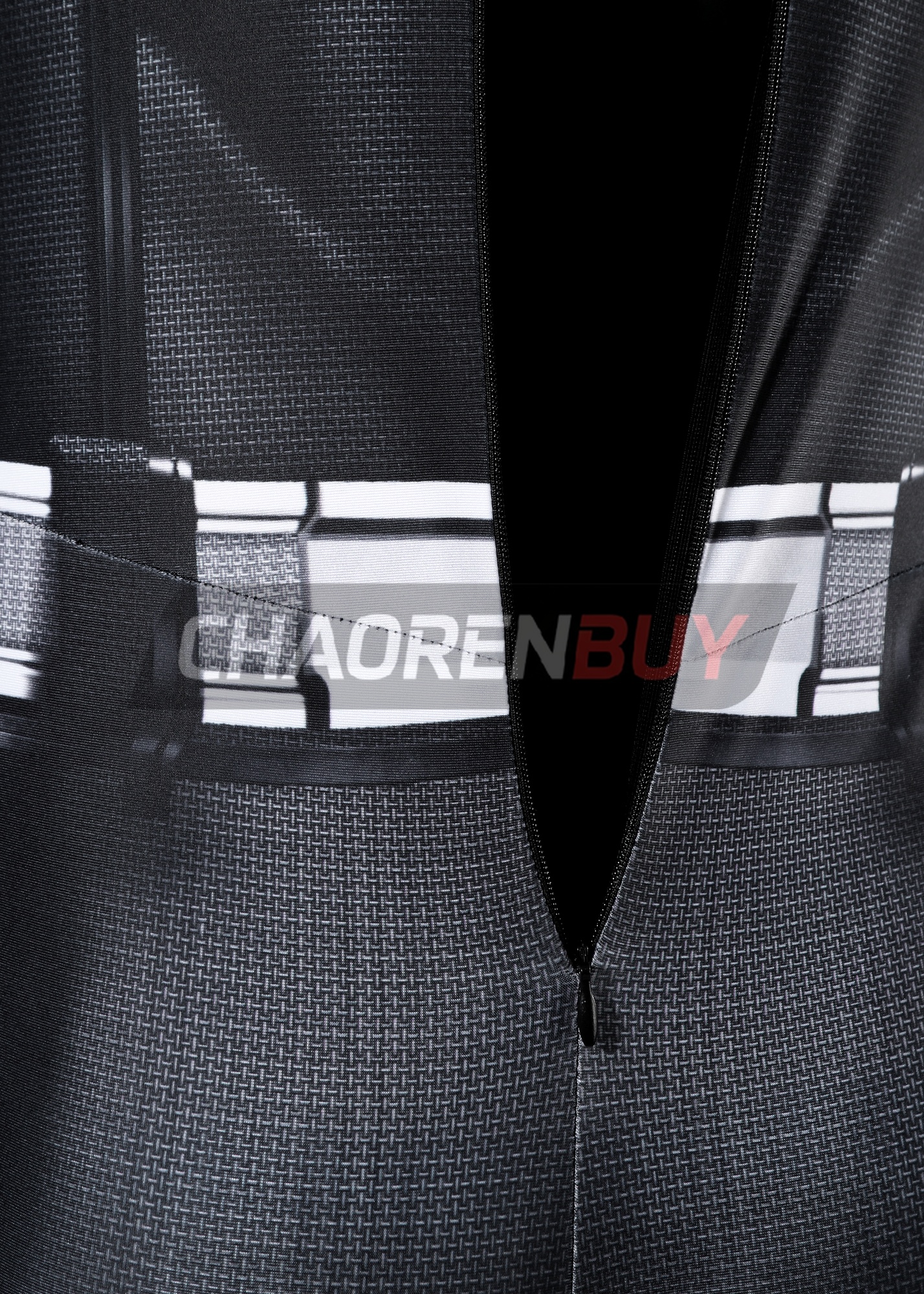 Superhero Man Costume Bodysuit Cosplay Black Version