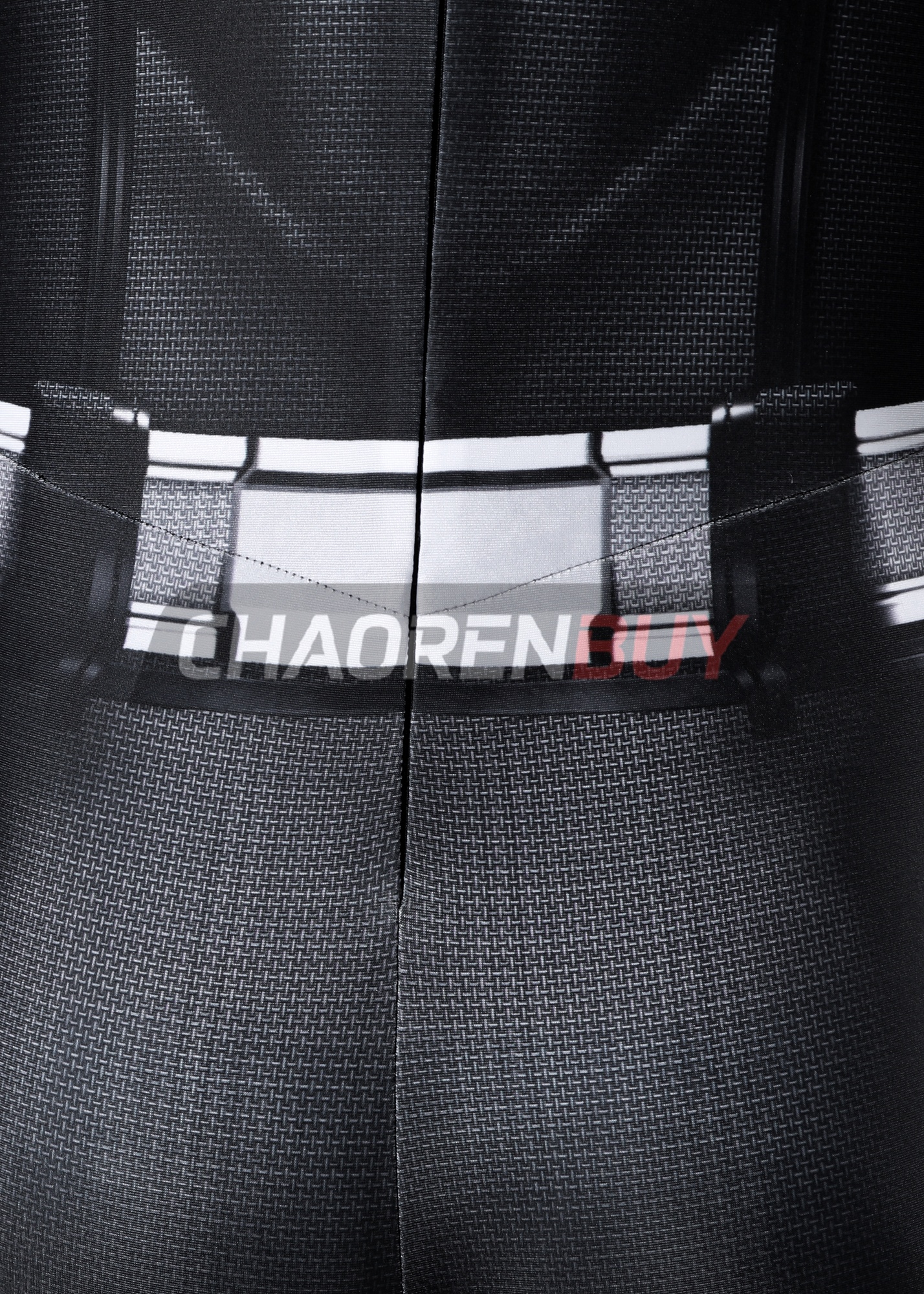 Superhero Man Costume Bodysuit Cosplay Black Version