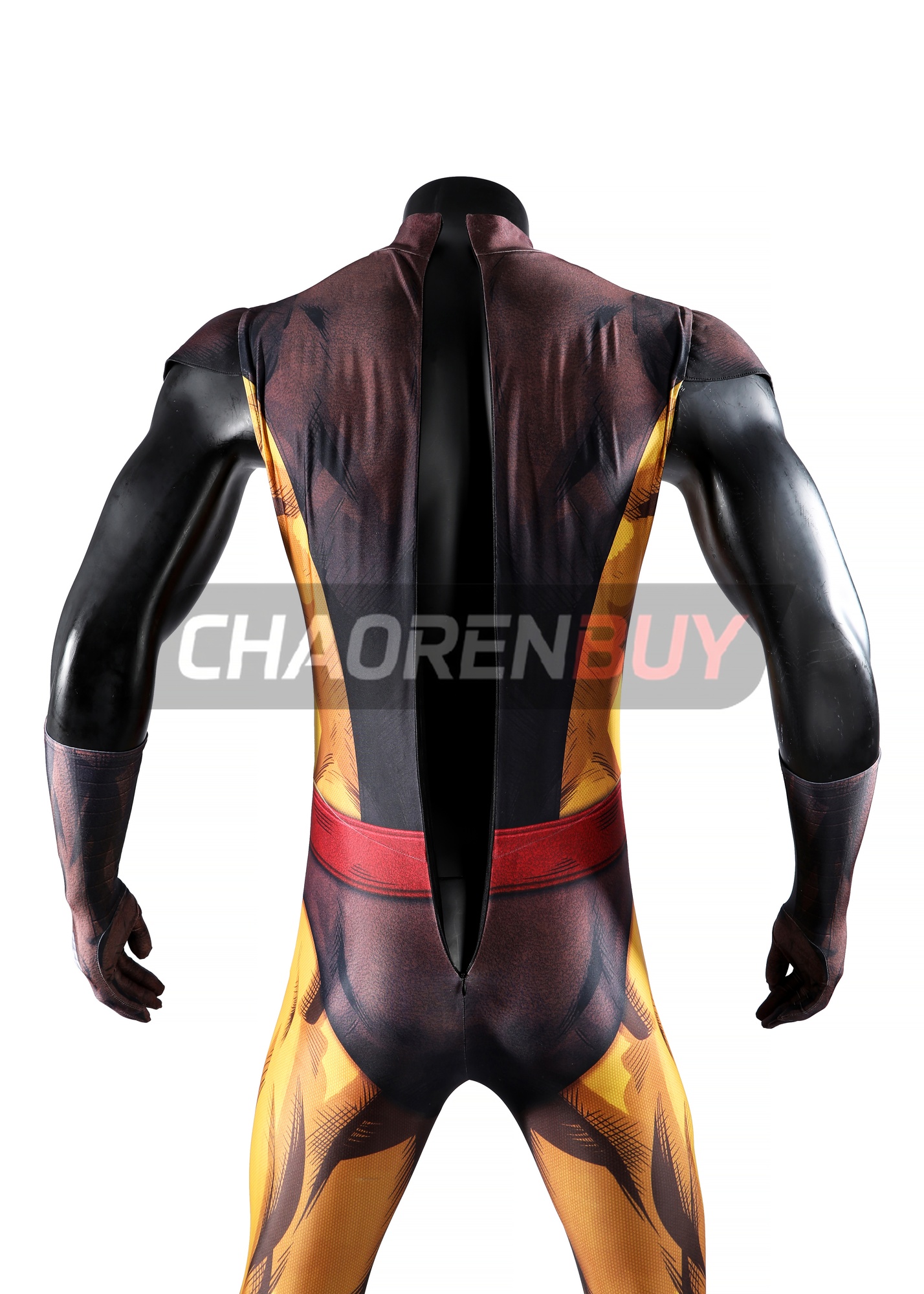Wolverine Costume X-Men Bodysuit Cosplay Brown Suit