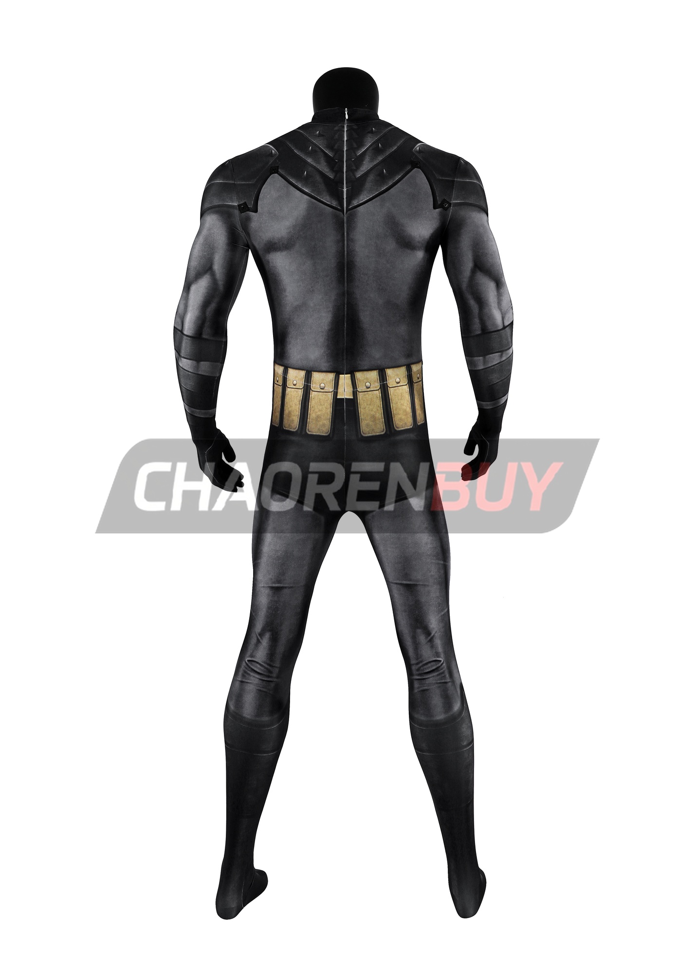 Absolute Bruce Wayne Costume Superhero Bat Style Man Bodysuit Cosplay