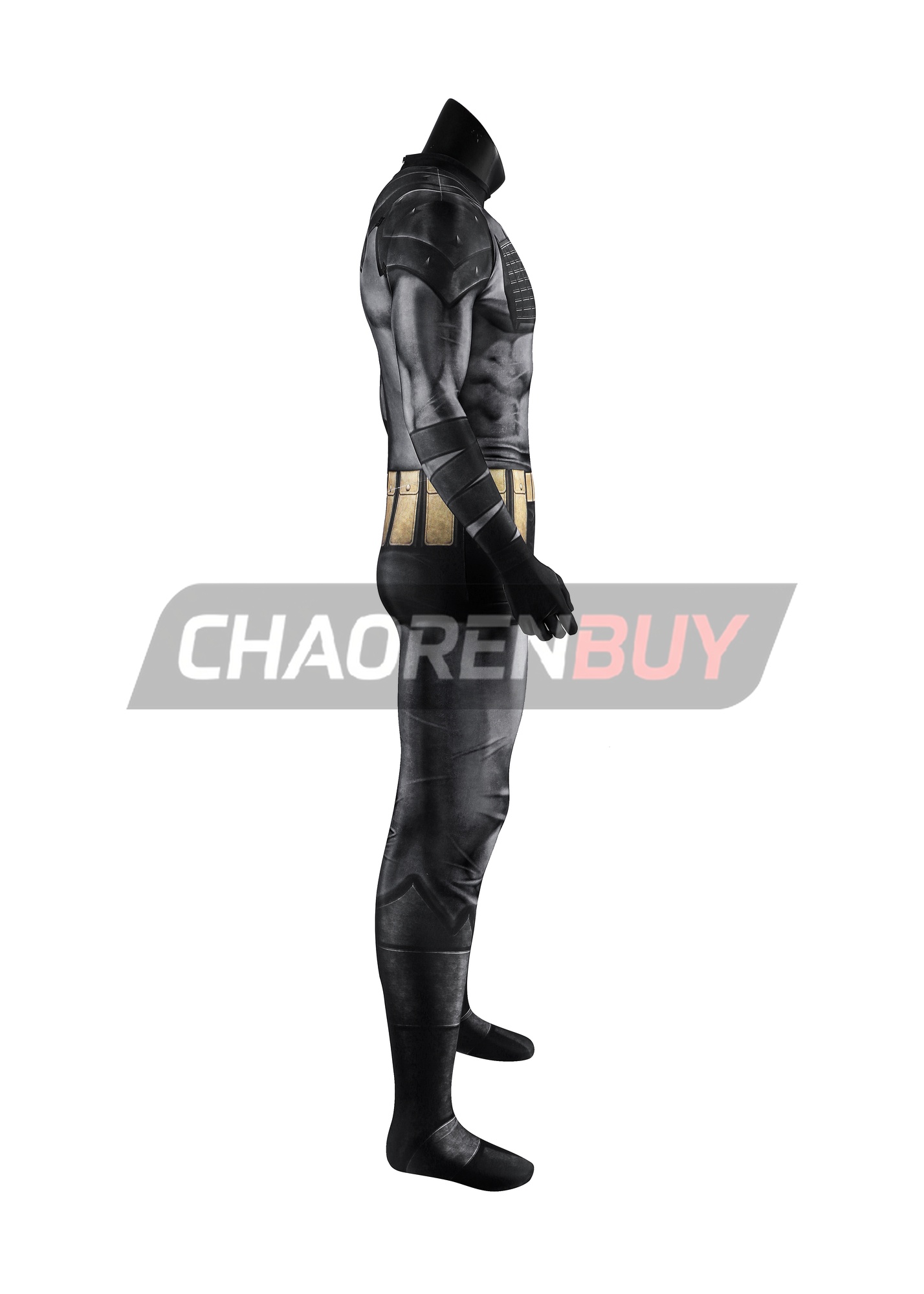 Absolute Bruce Wayne Costume Superhero Bat Style Man Bodysuit Cosplay