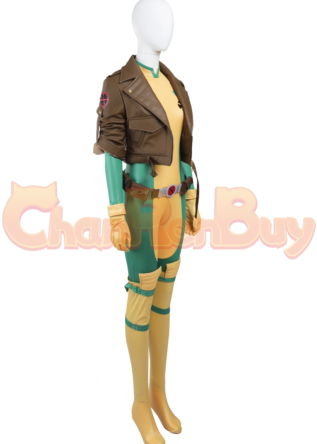 Anna Marie Rogue Costume X-Men Suit Cosplay