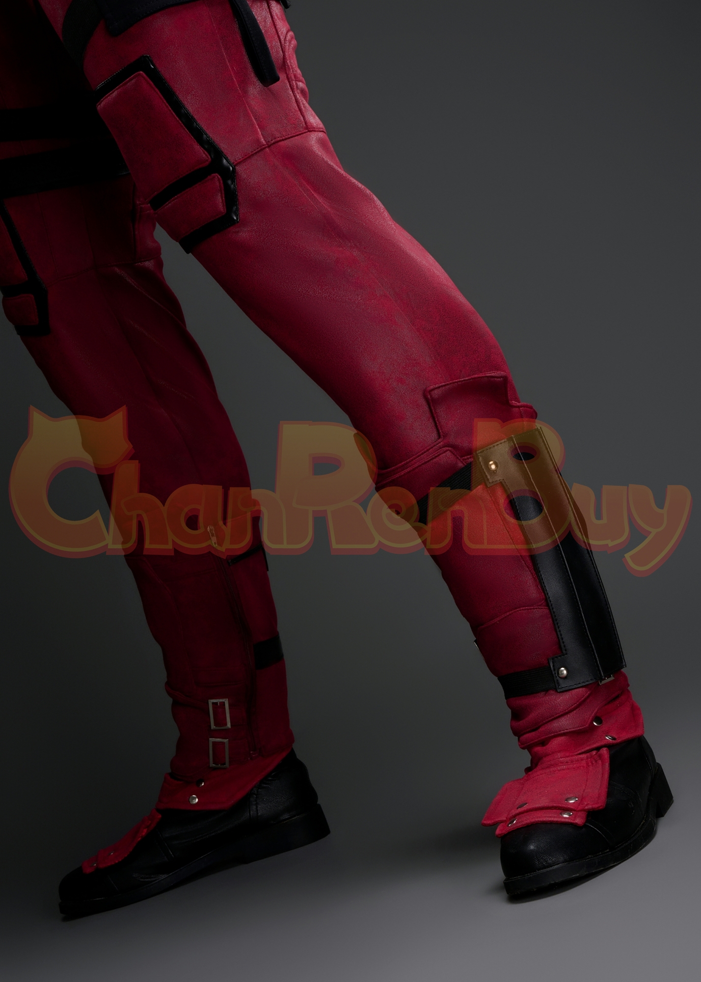 Deadpool 2 Costume Wade Wilson Suit Boots Cosplay