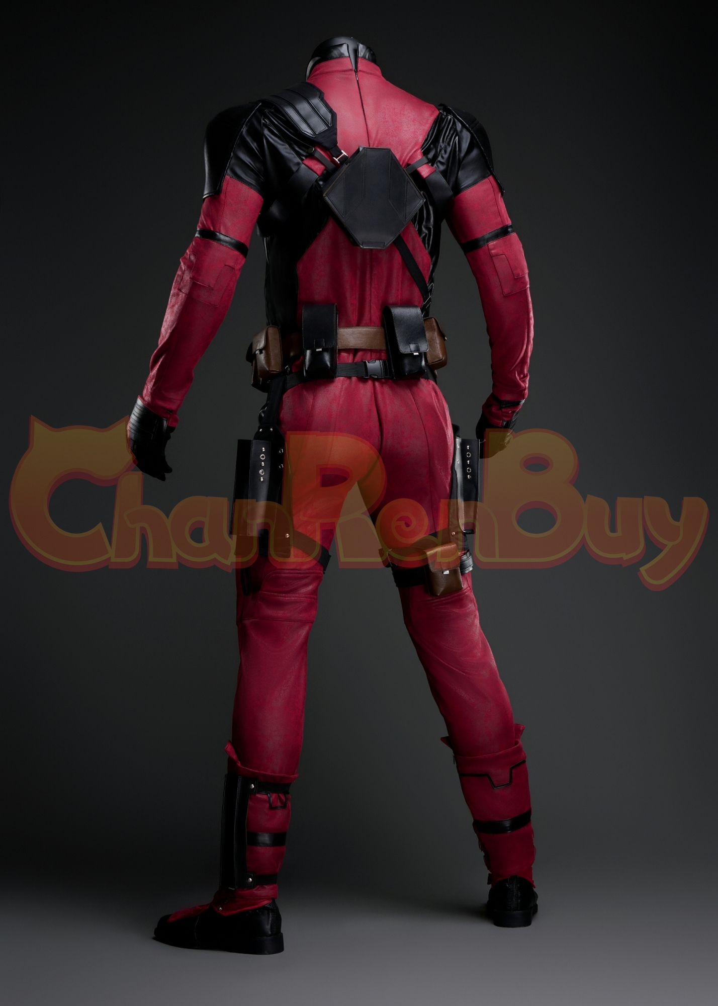 Deadpool 2 Costume Wade Wilson Suit Boots Cosplay