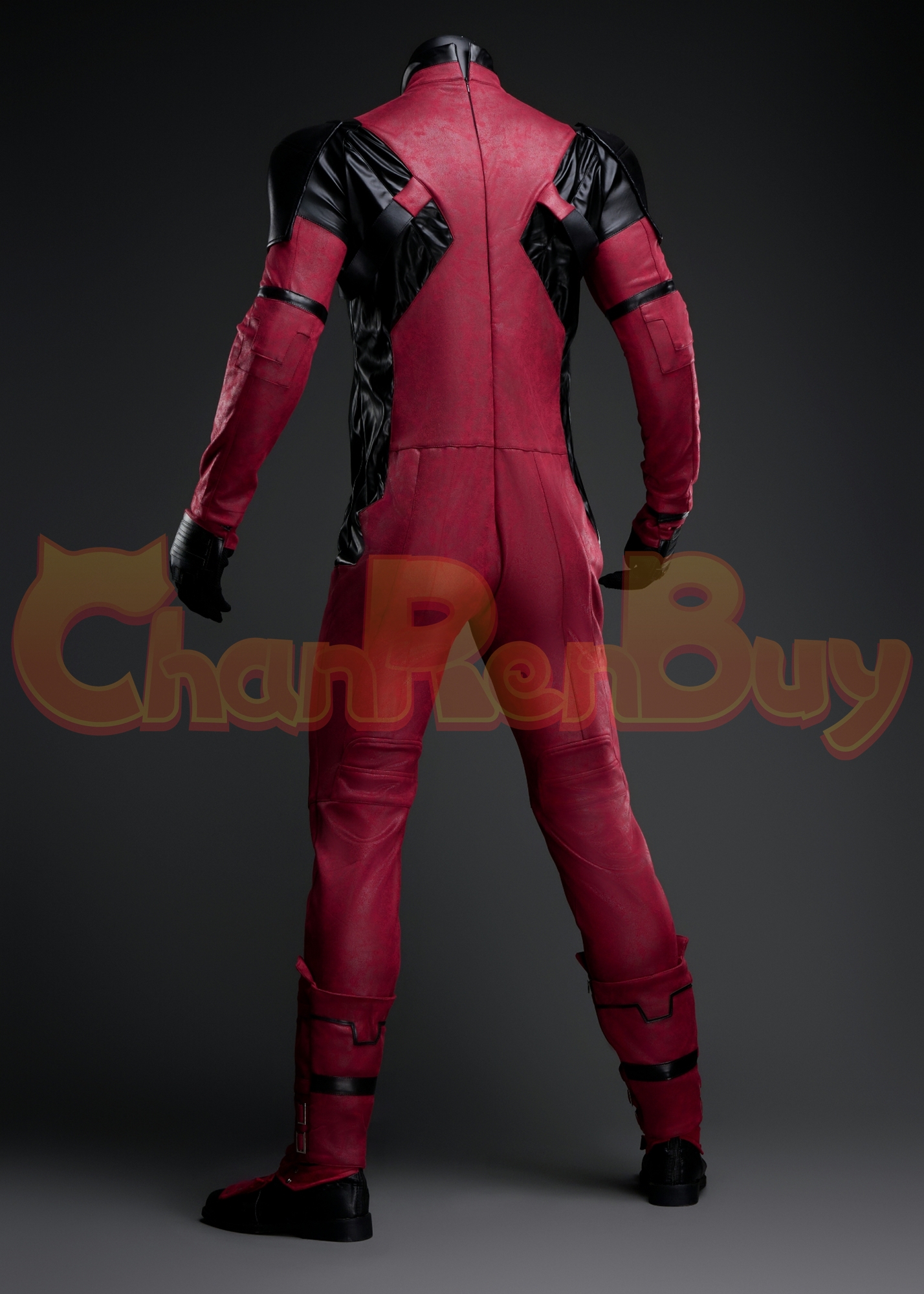 Deadpool 2 Costume Wade Wilson Suit Boots Cosplay
